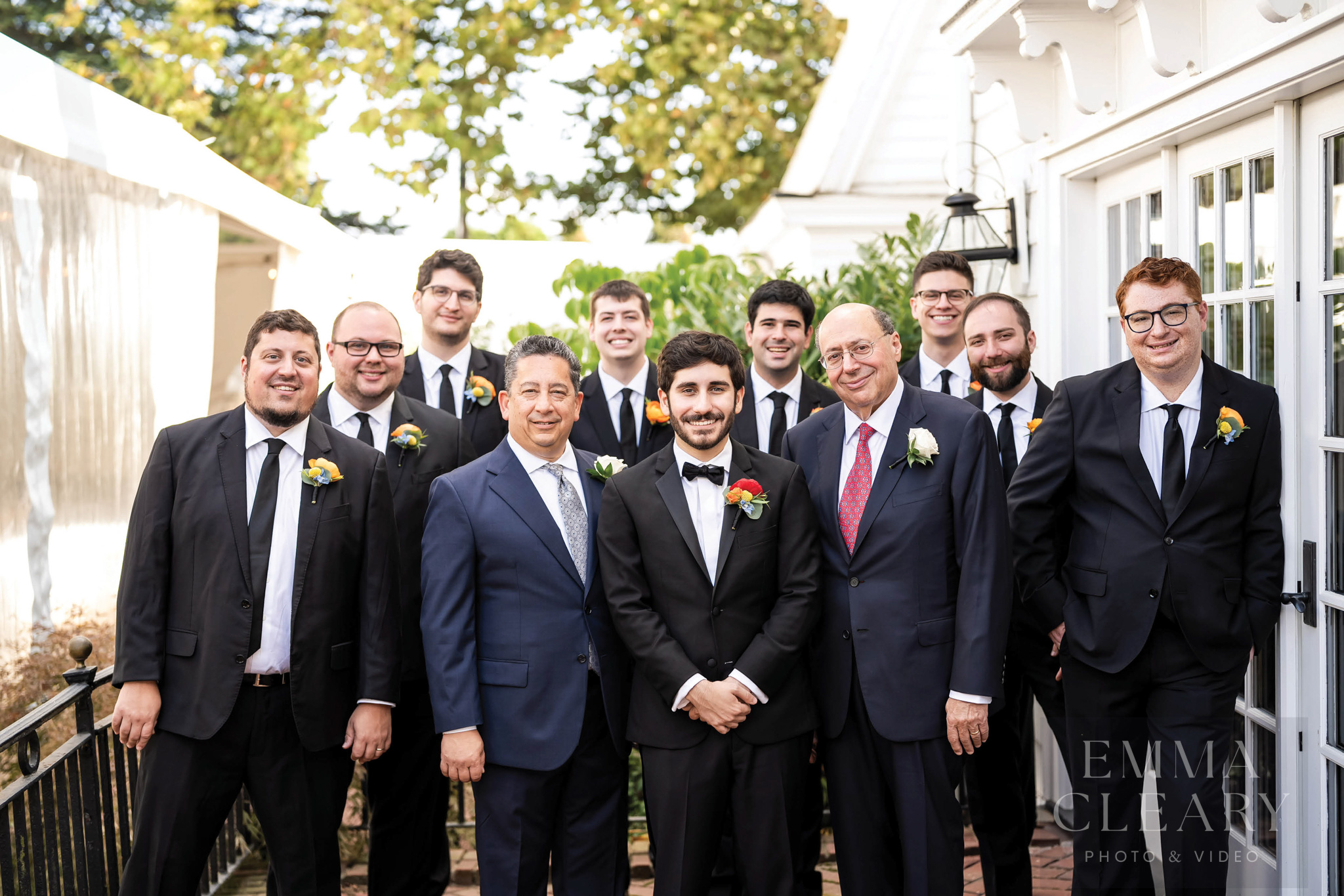 Groom and groomsmen