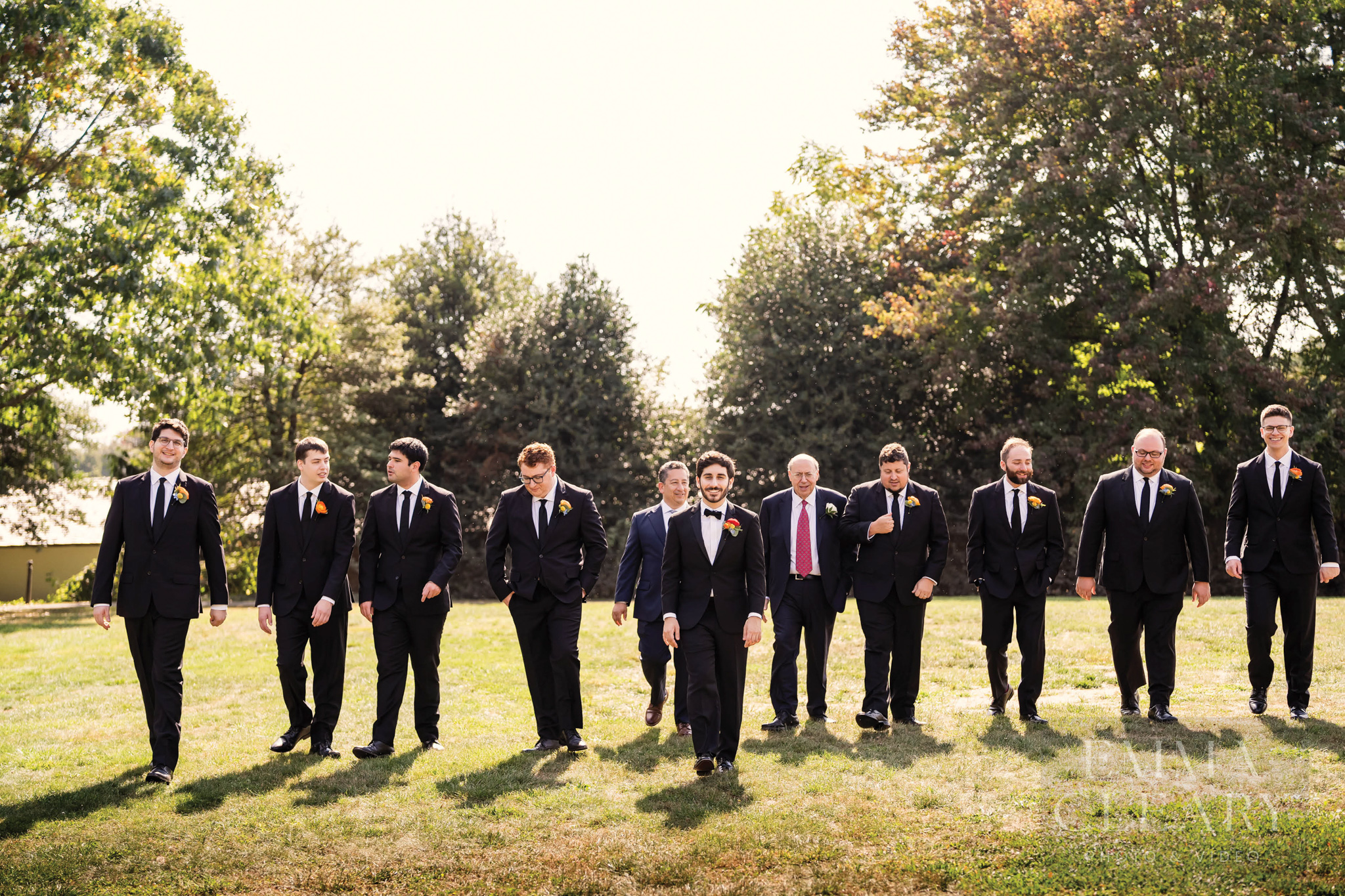 Groom and groomsmen