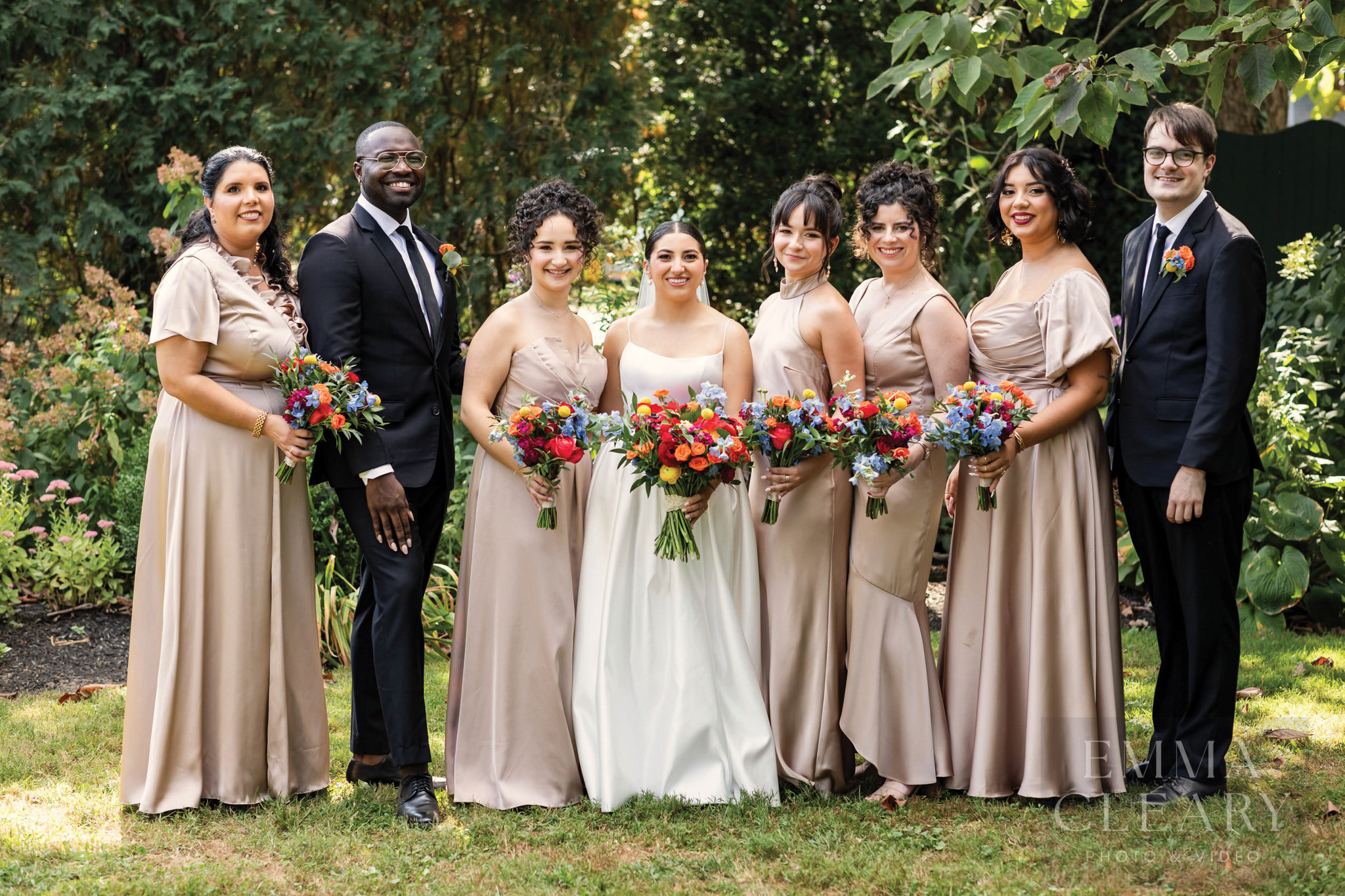Group wedding portrait