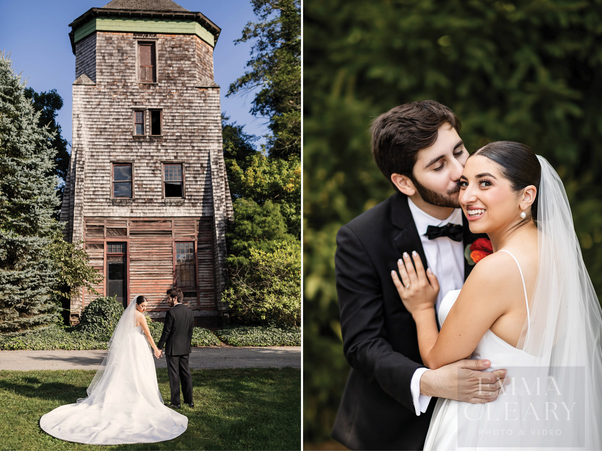 Wedding photo of the couple