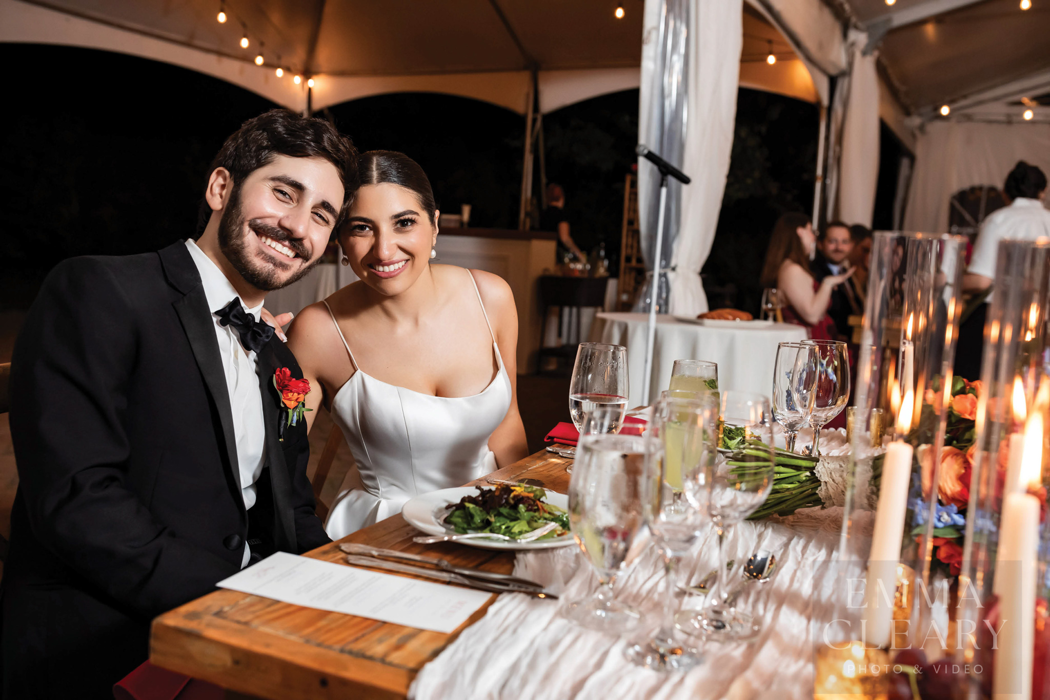 The Inn at Fernbrook Farms Wedding couple