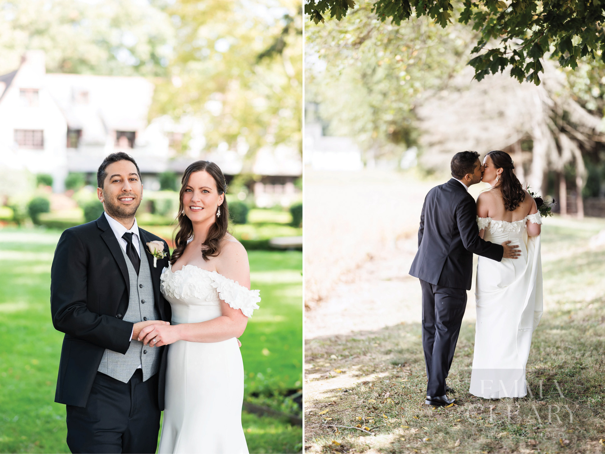 Wedding photo of the couple