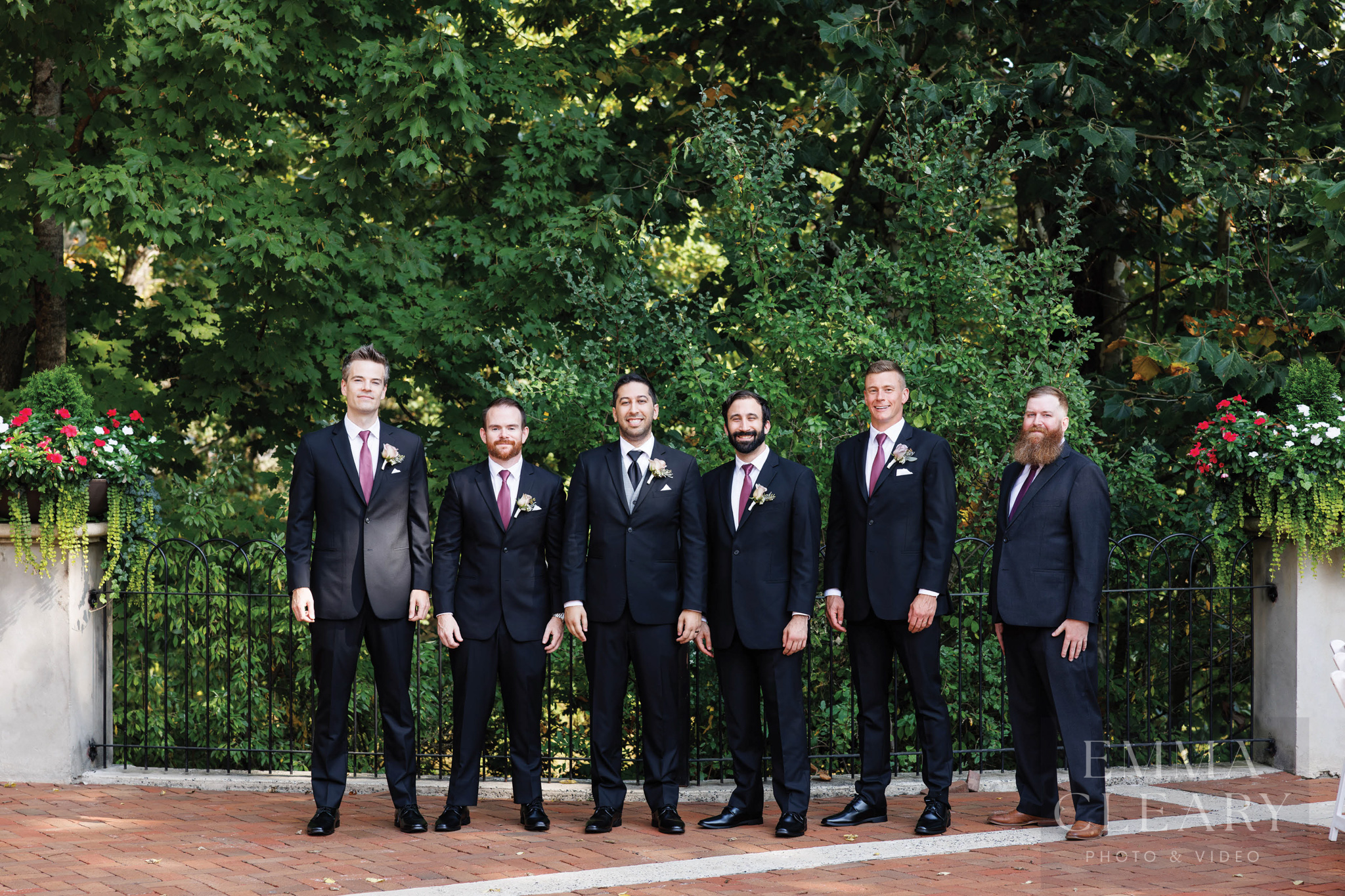 Groom and groomsmen