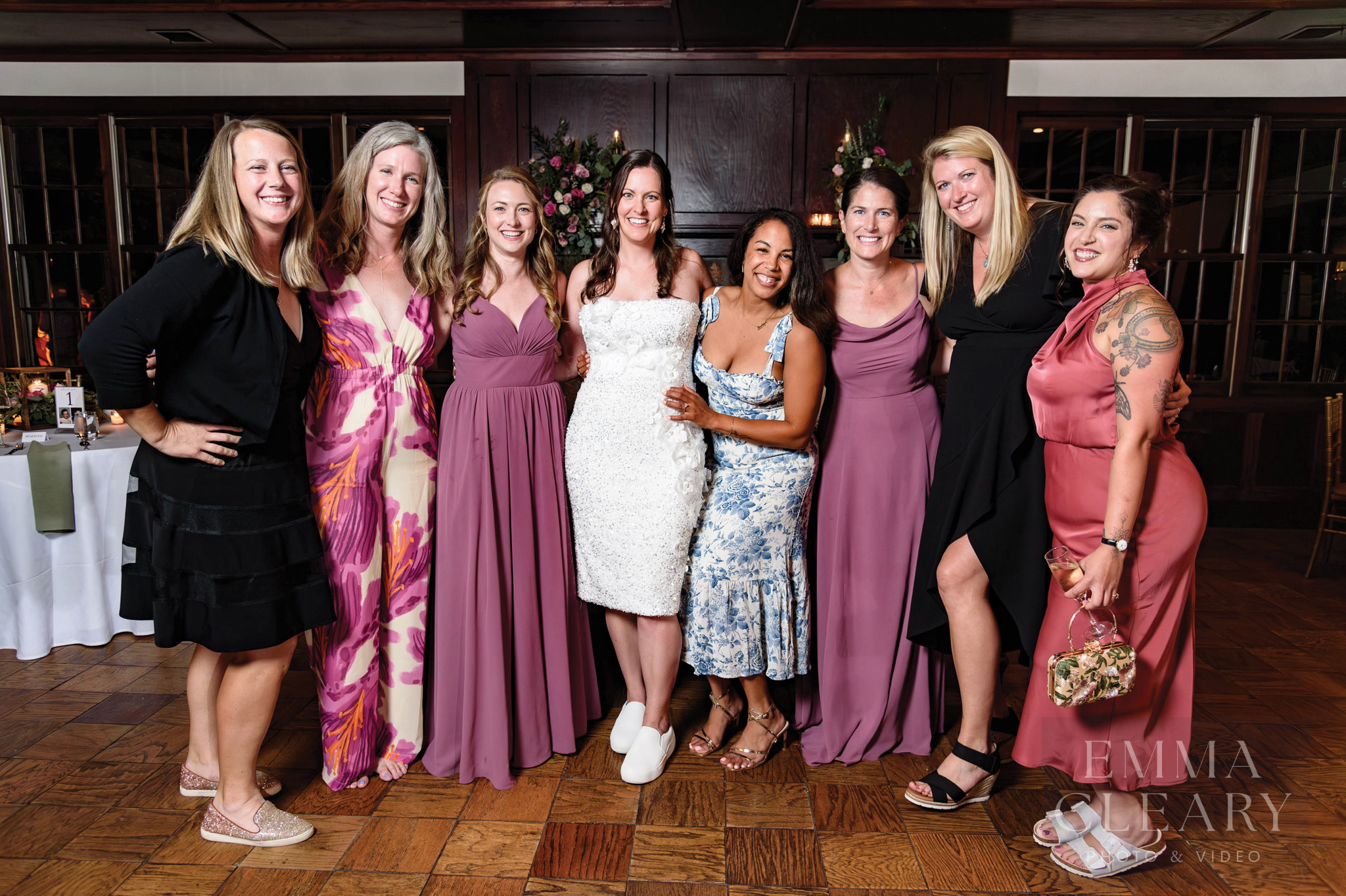 Hotel Du Village Group wedding portrait