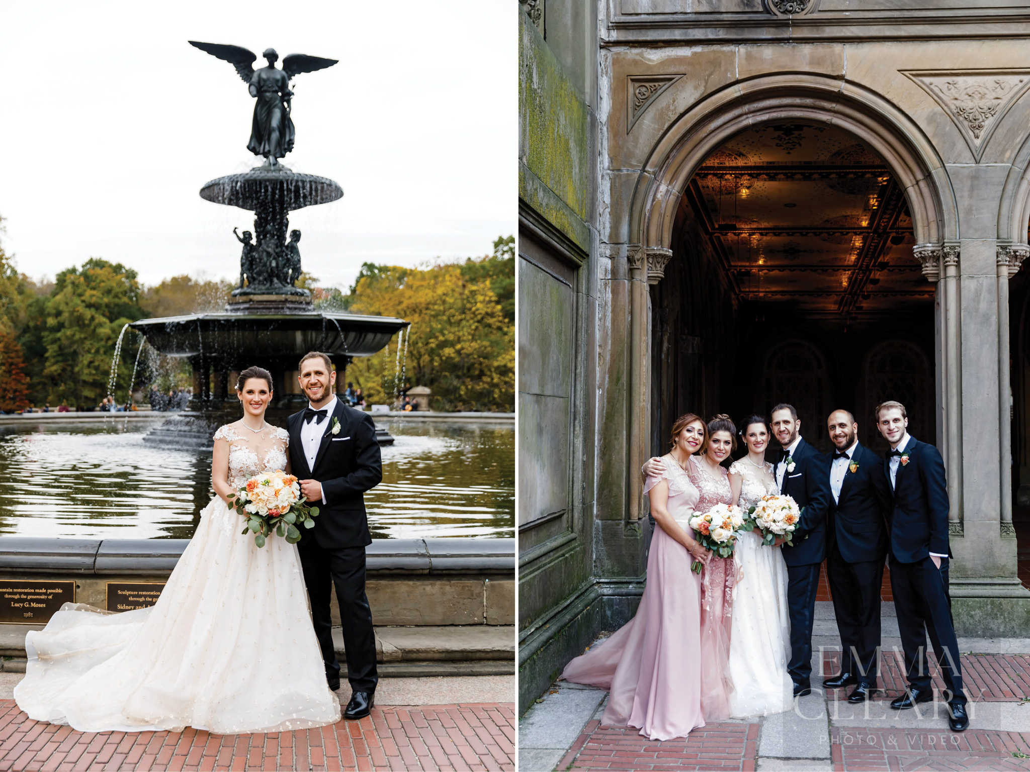 Group wedding portrait
