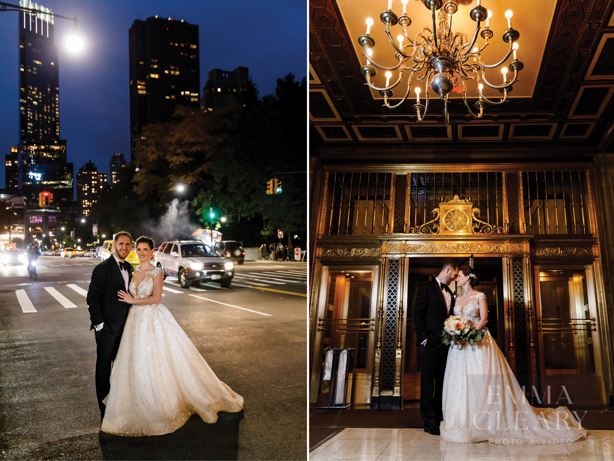 Wedding photo of the couple