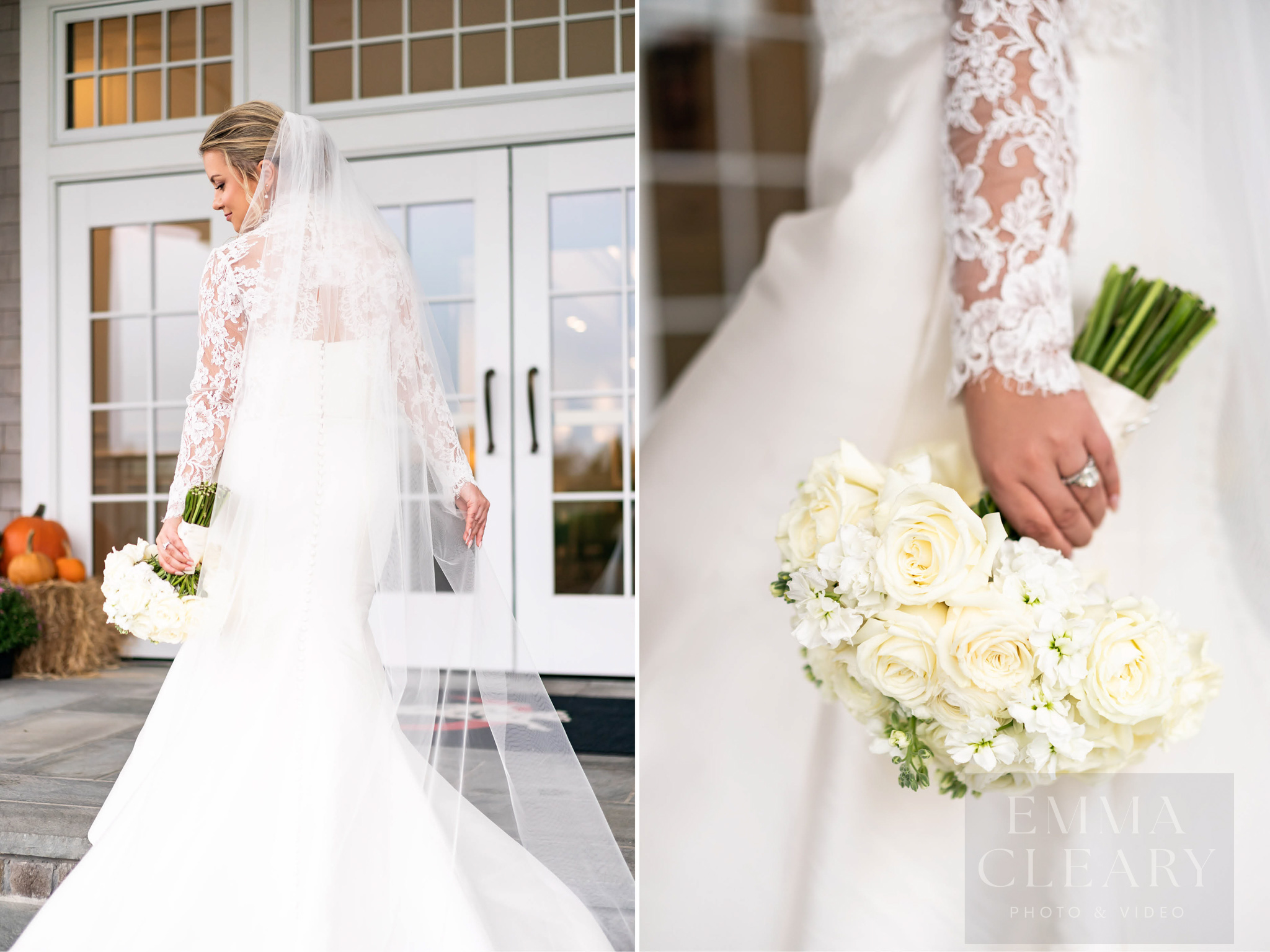 Portrait of the bride outdoors
