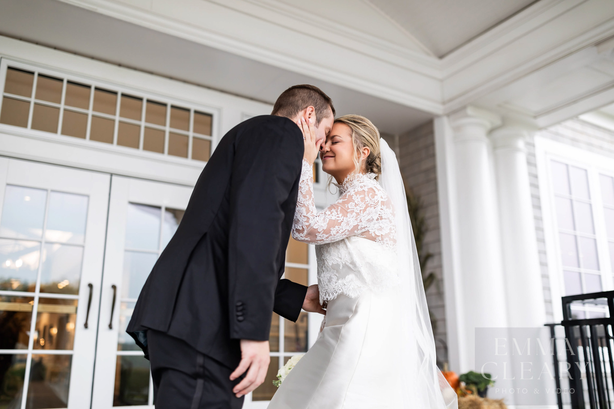 Wedding photo of the couple