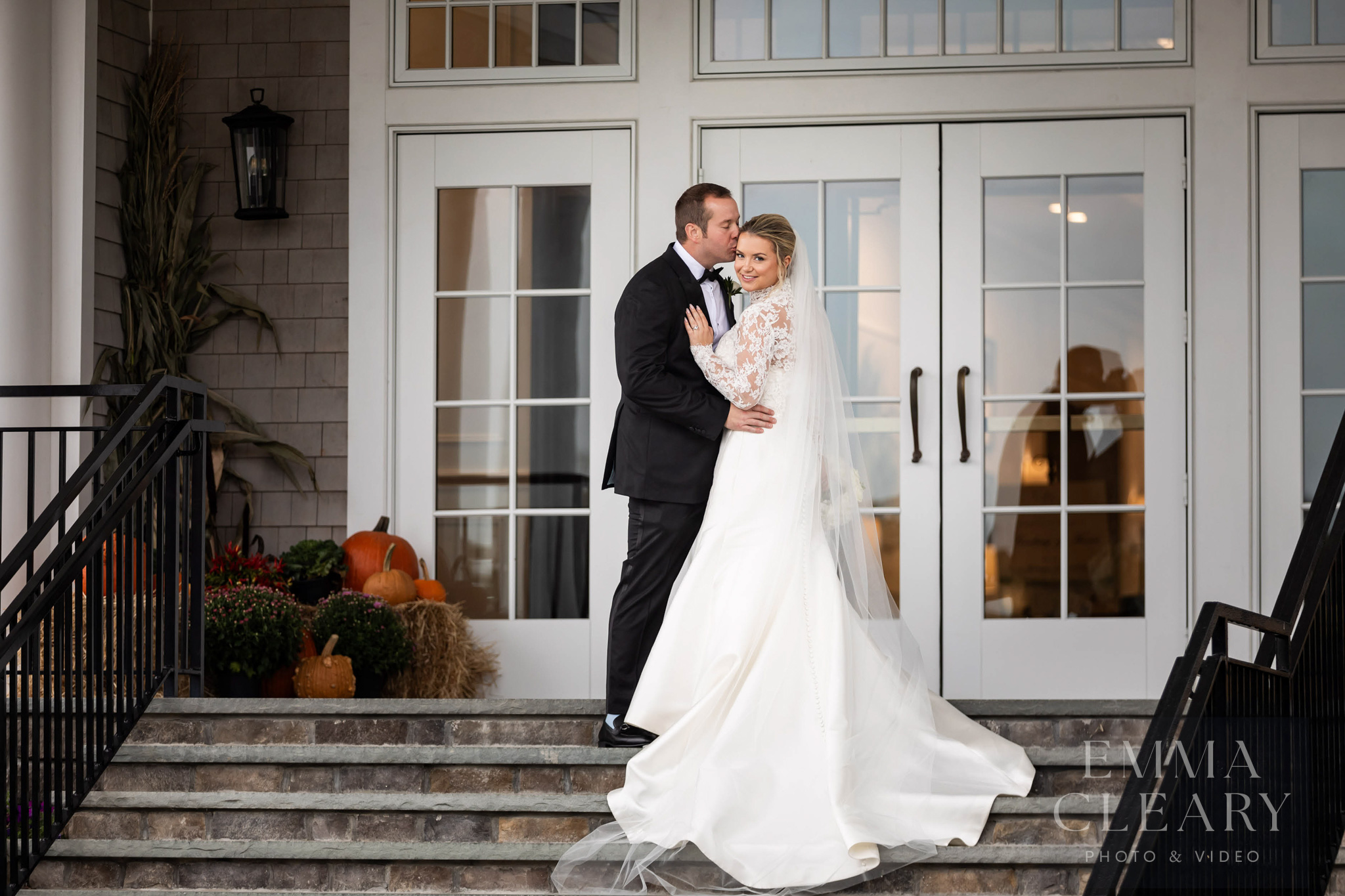 Couple's wedding photo