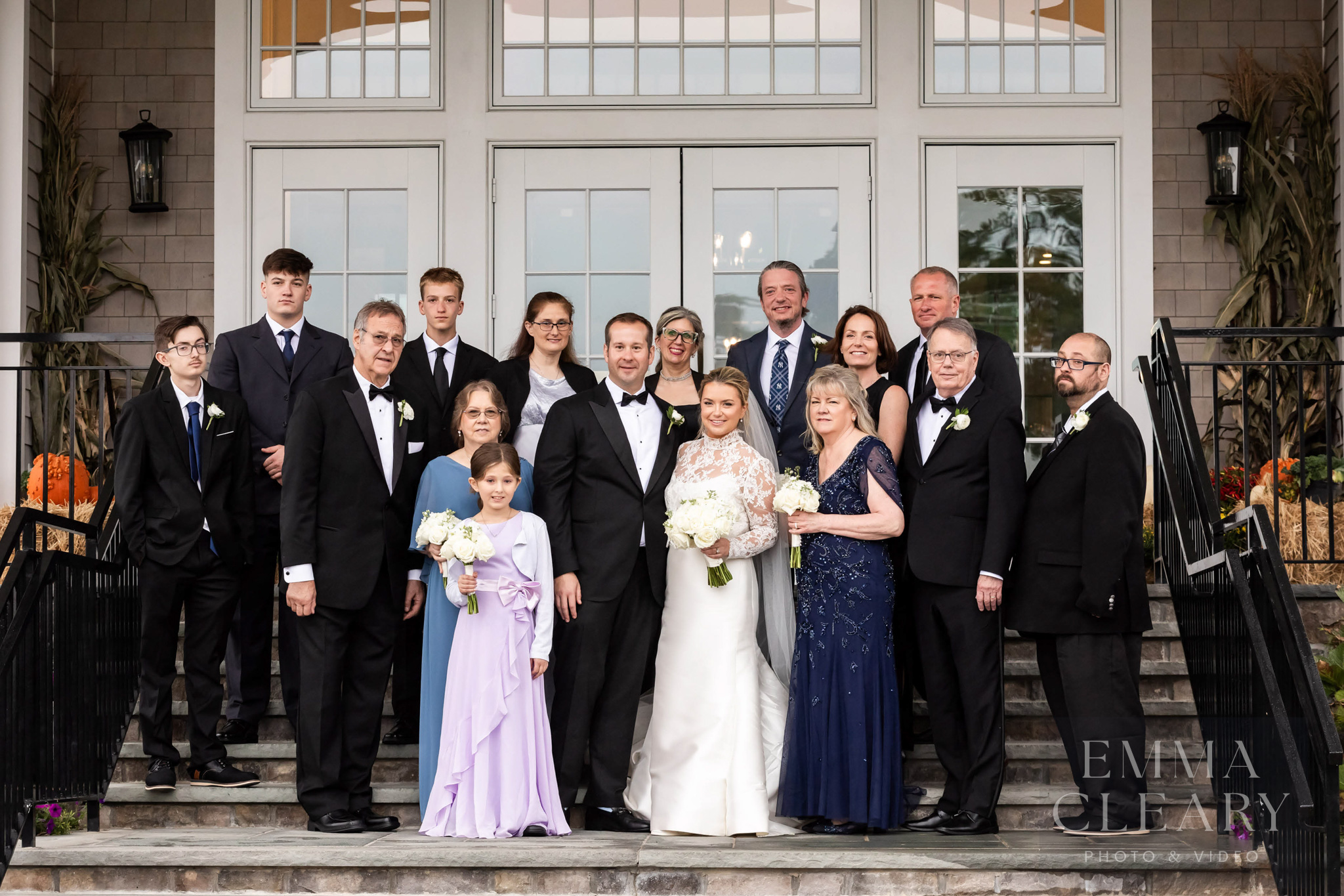 Group wedding portrait