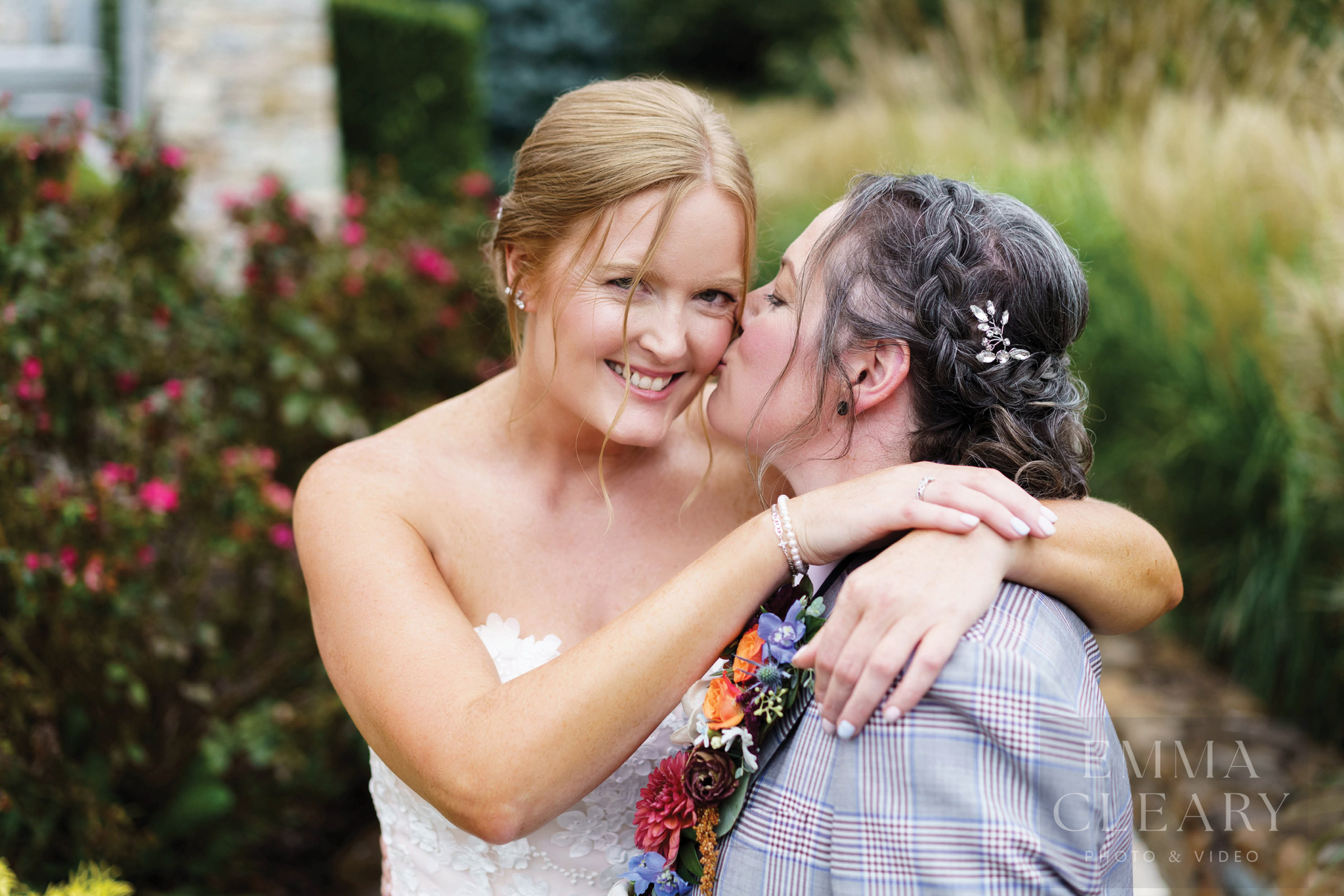 Wedding portrait of a couple