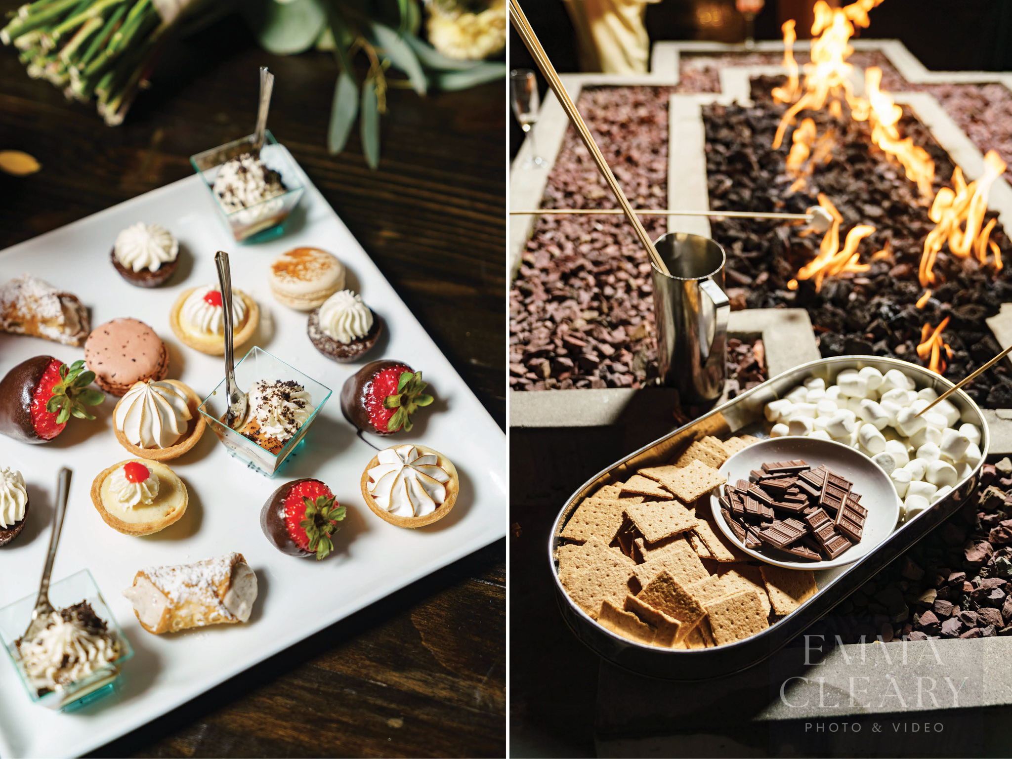 Stone House at Stirling Ridge Wedding deserts