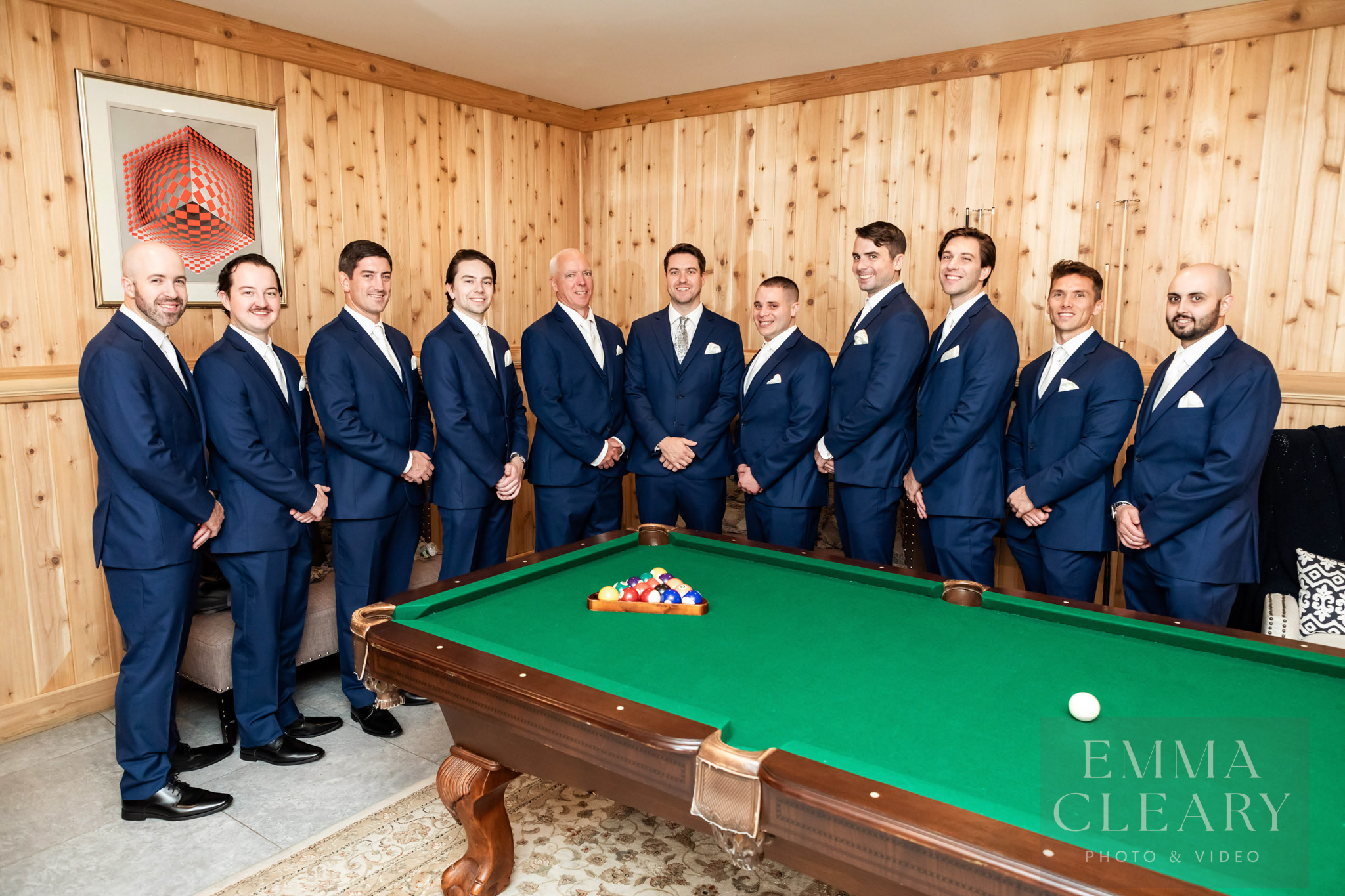 Groom and groomsmen