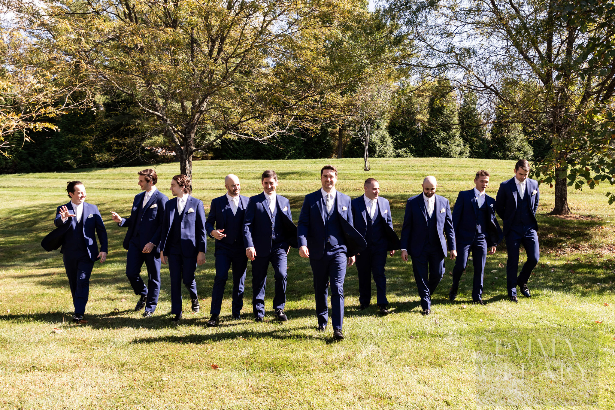 Groom and groomsmen