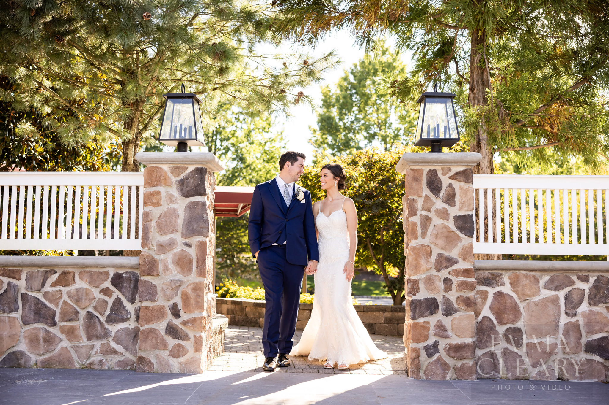 Couple's wedding photo