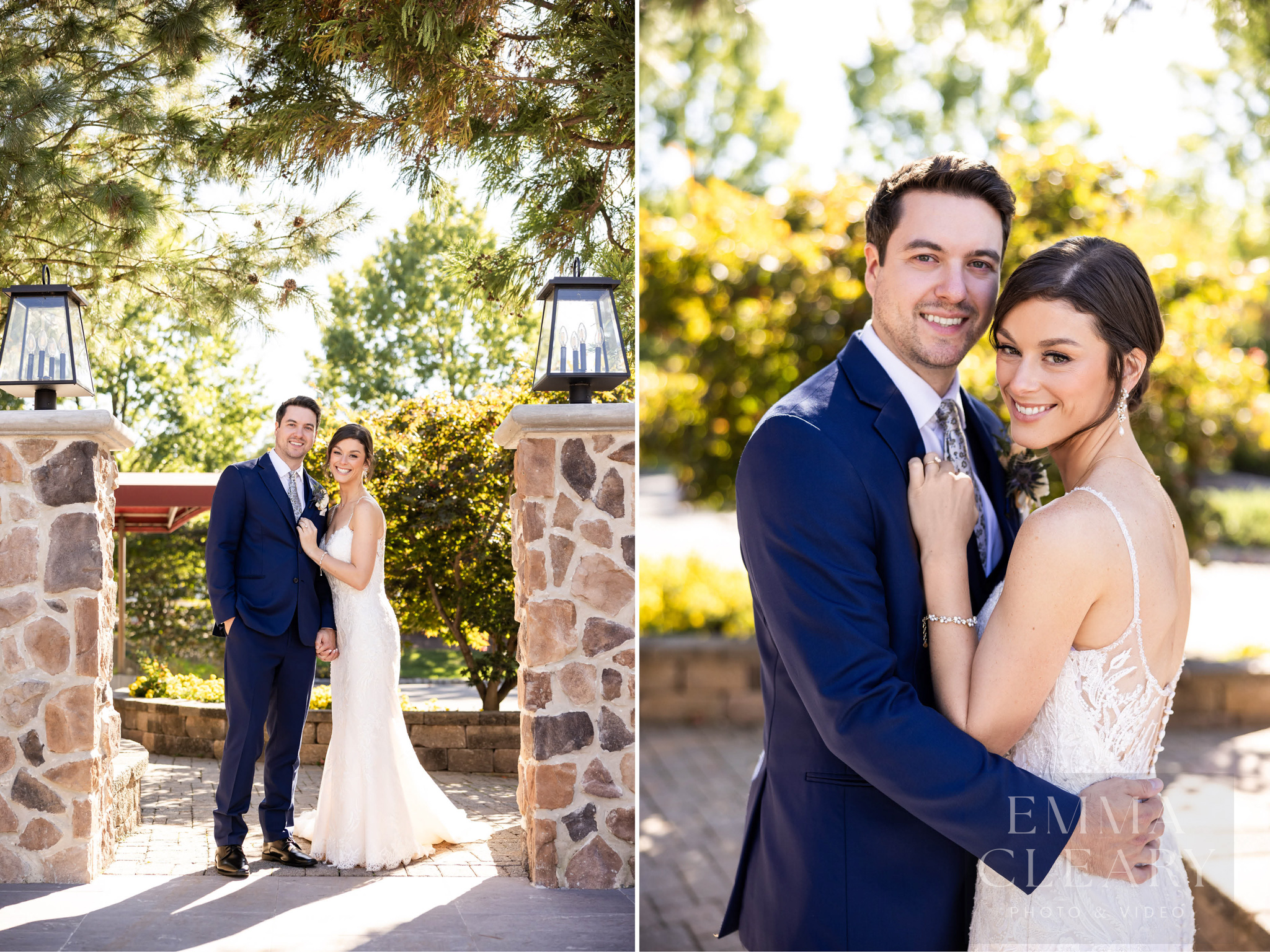 Wedding portrait of a couple