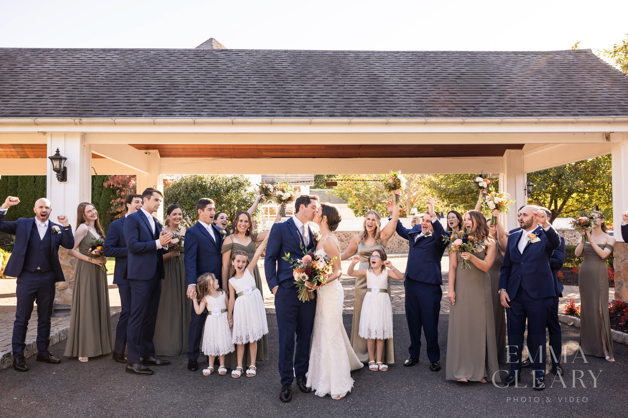 Group wedding portrait