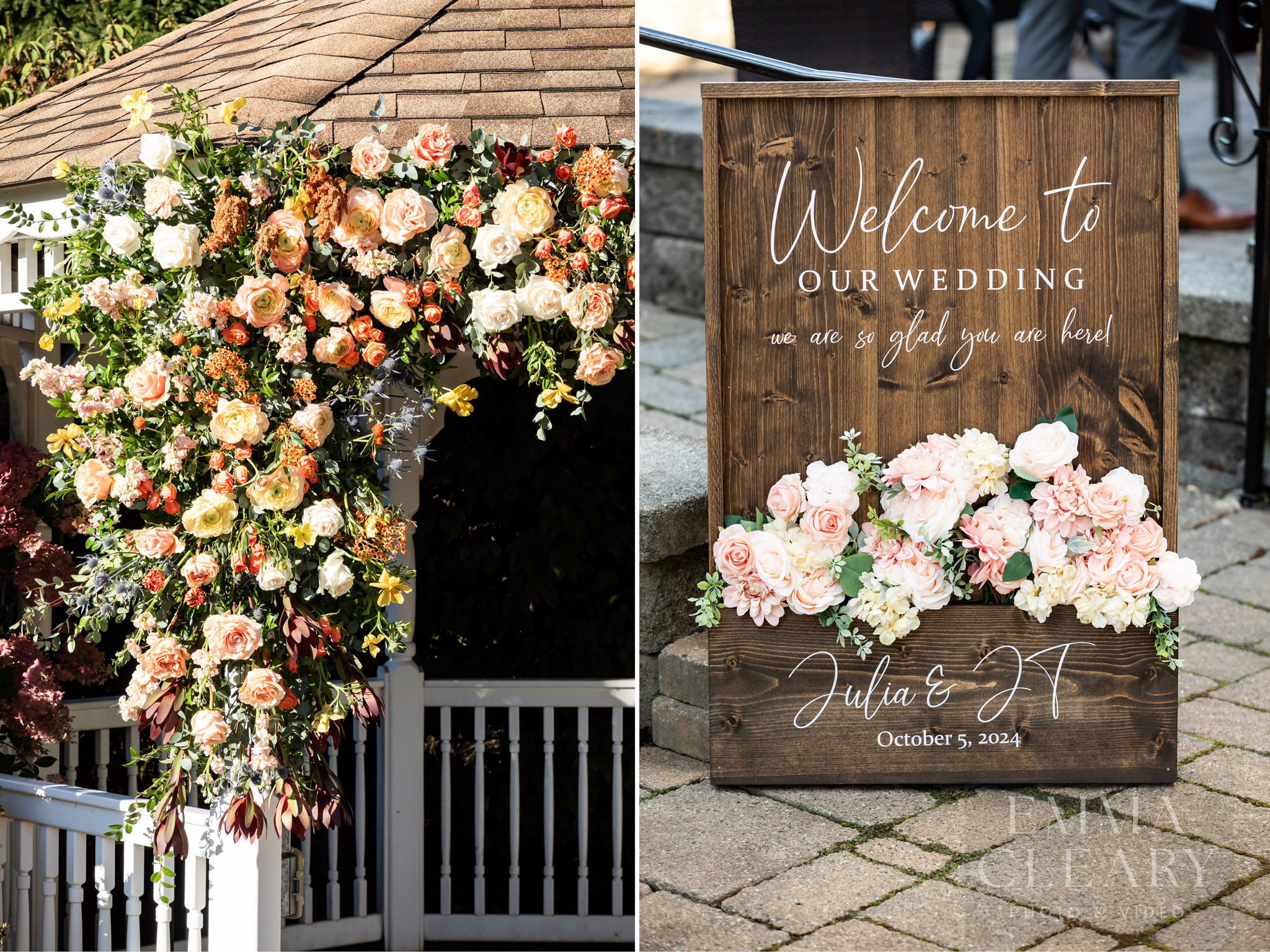 The Farmhouse Ceremony flowers