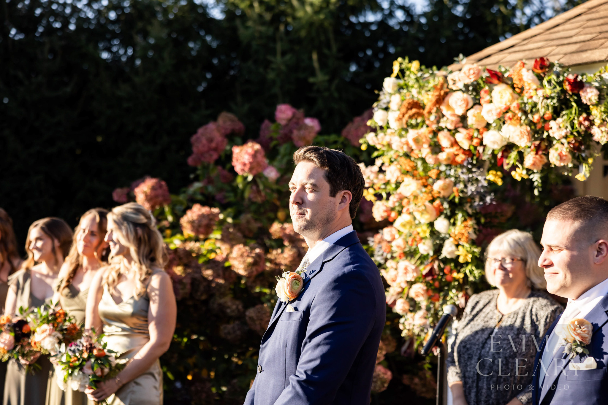 Groom is waiting for his bride