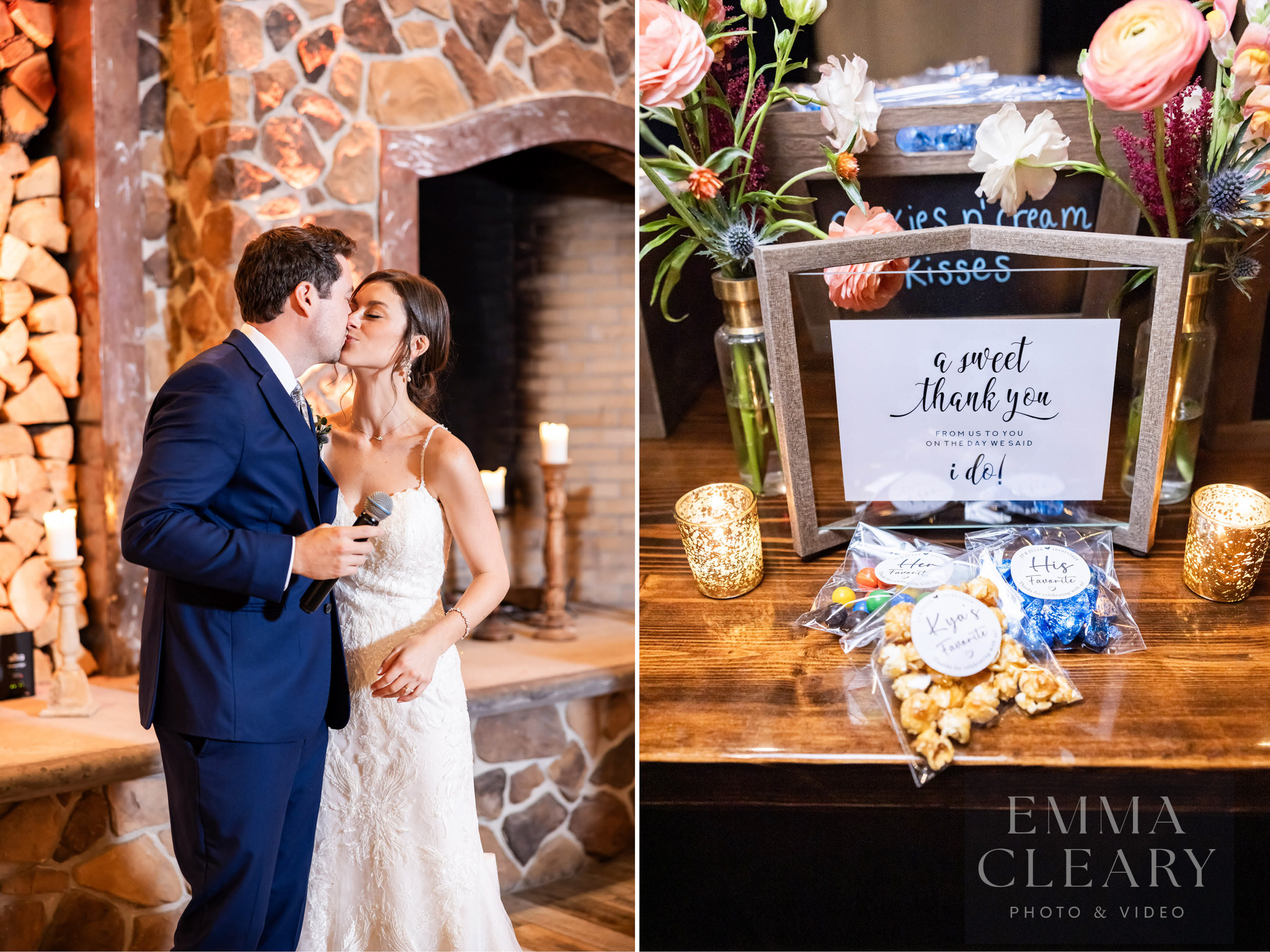 The Farmhouse Wedding kiss