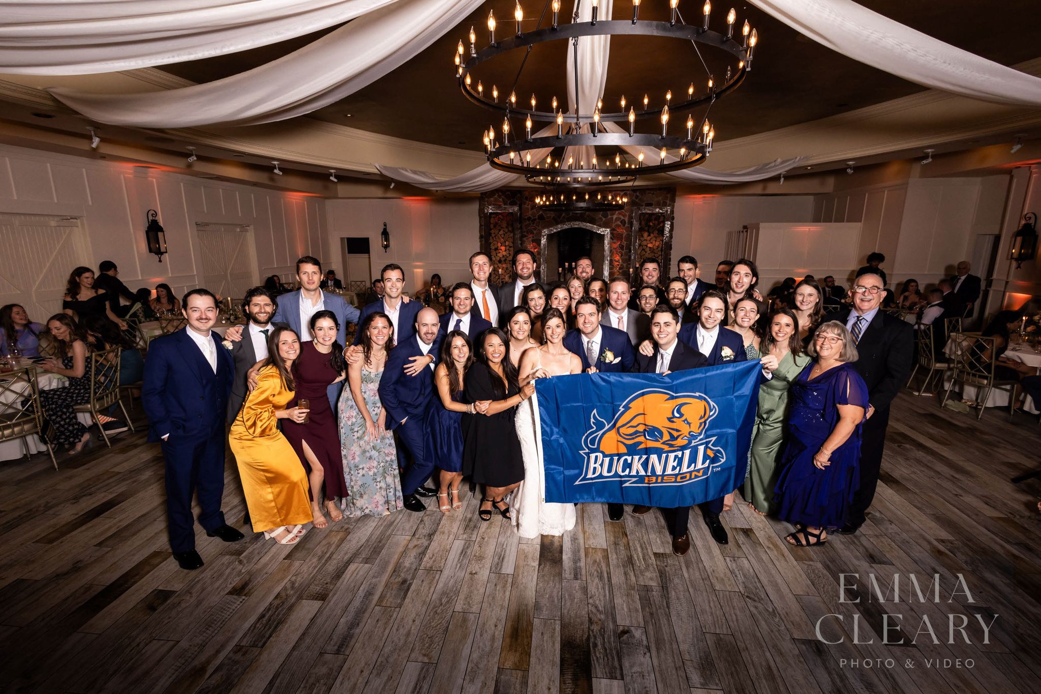 The Farmhouse Group wedding portrait