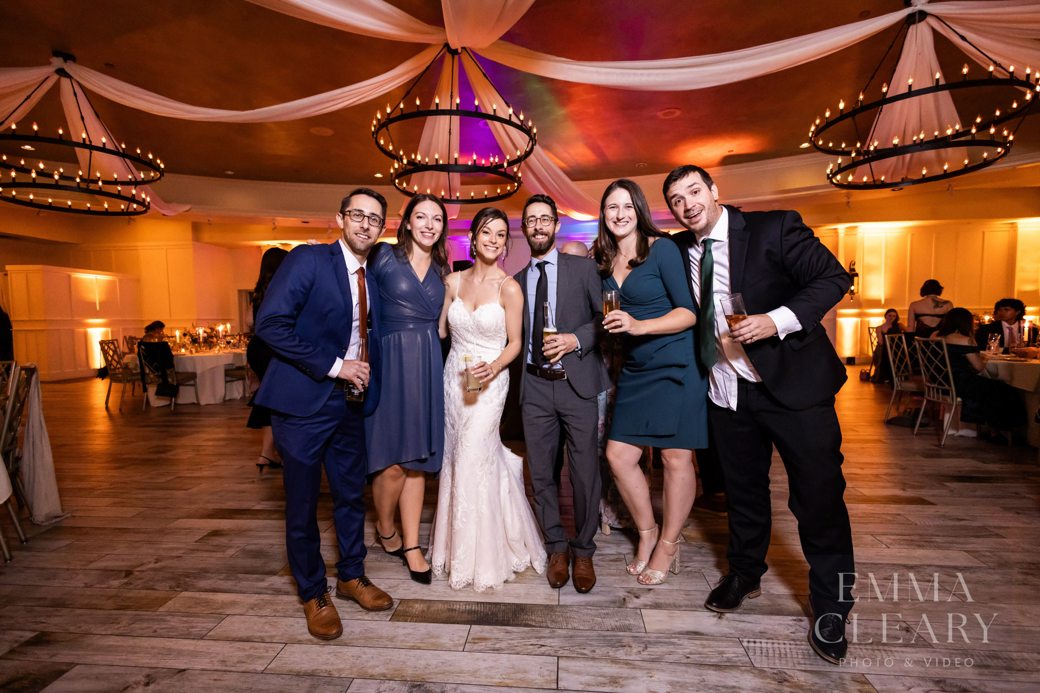 The Farmhouse Group wedding portrait