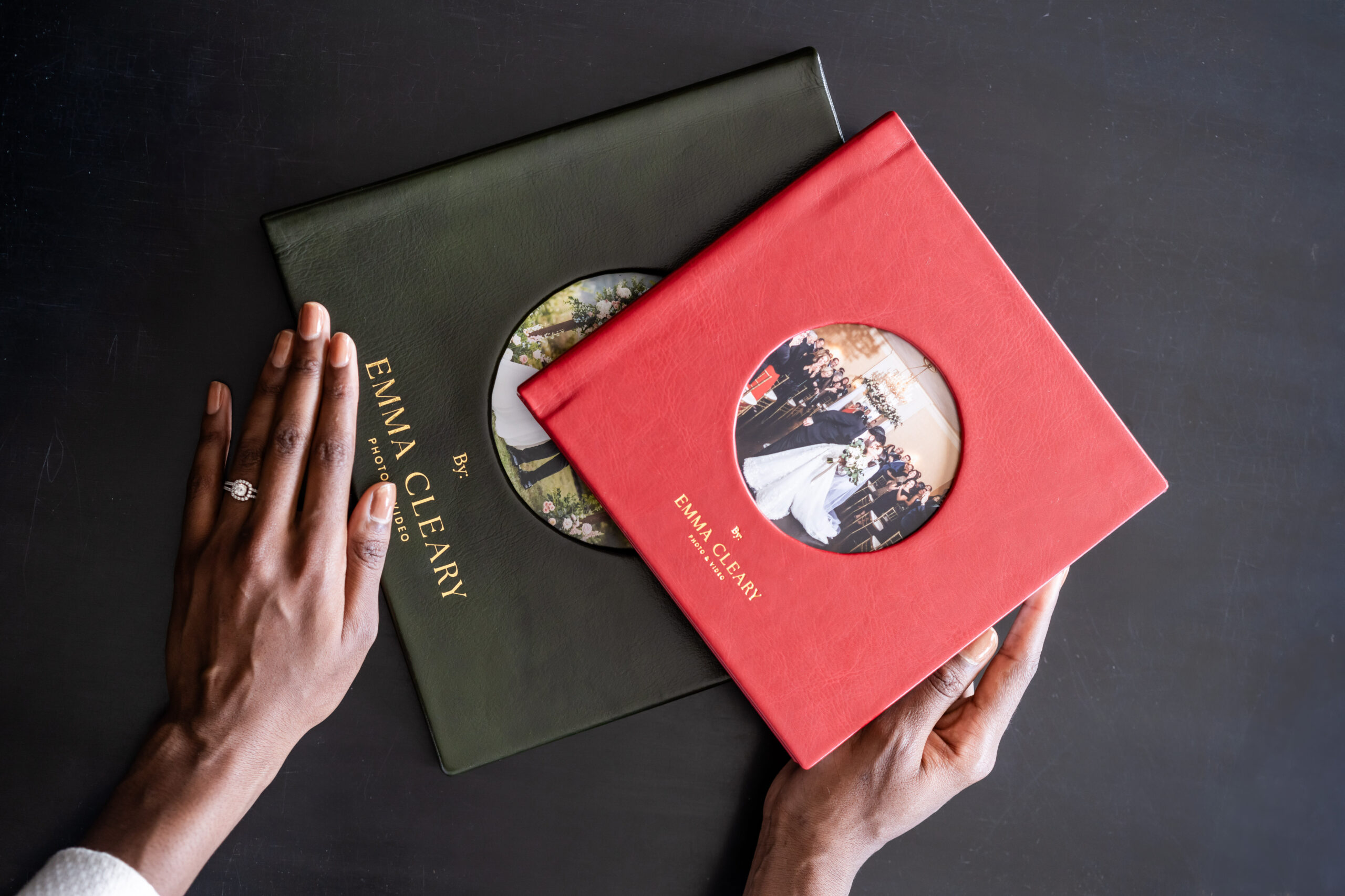 wedding album design embossing