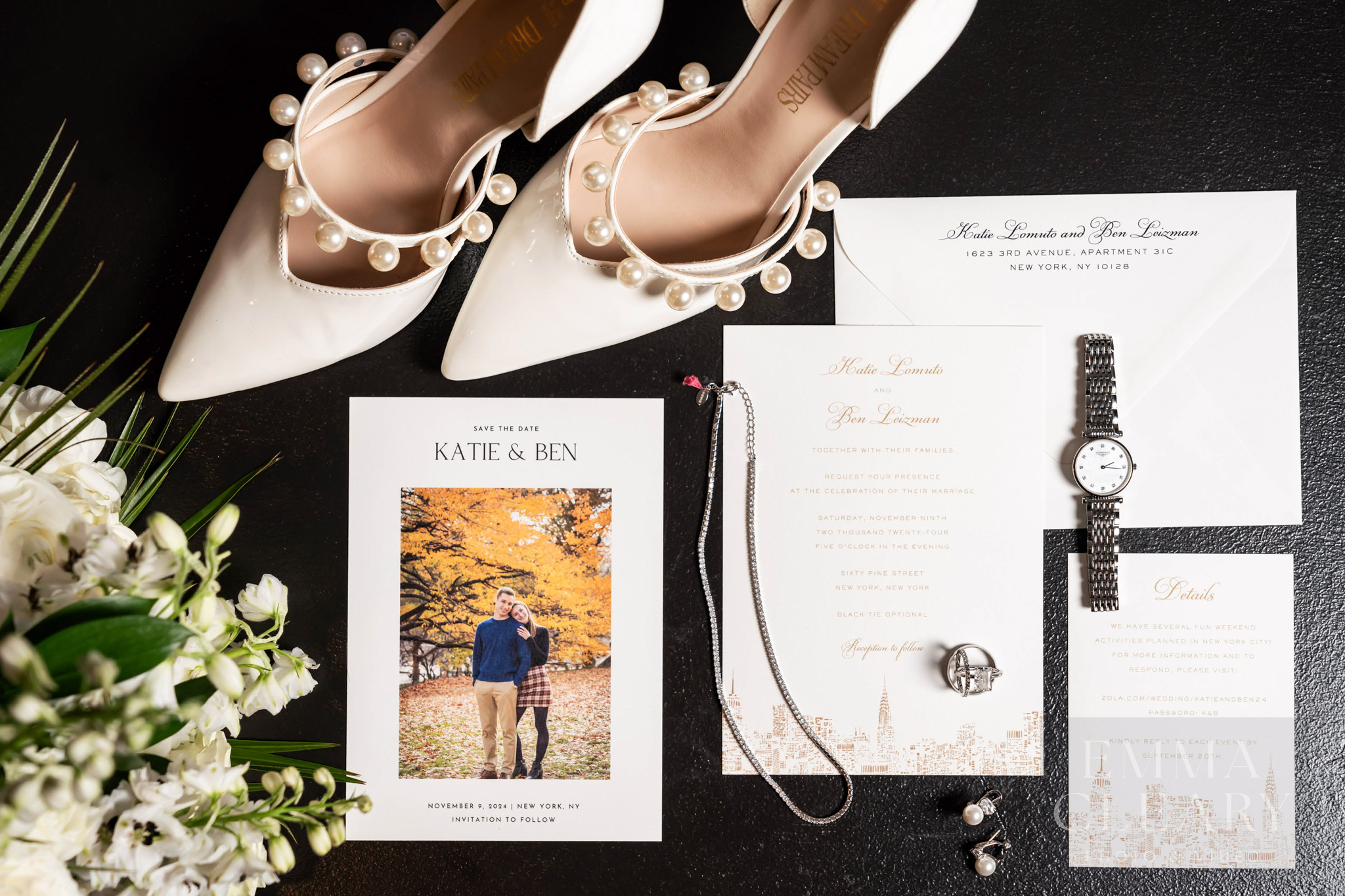 Wedding details photo