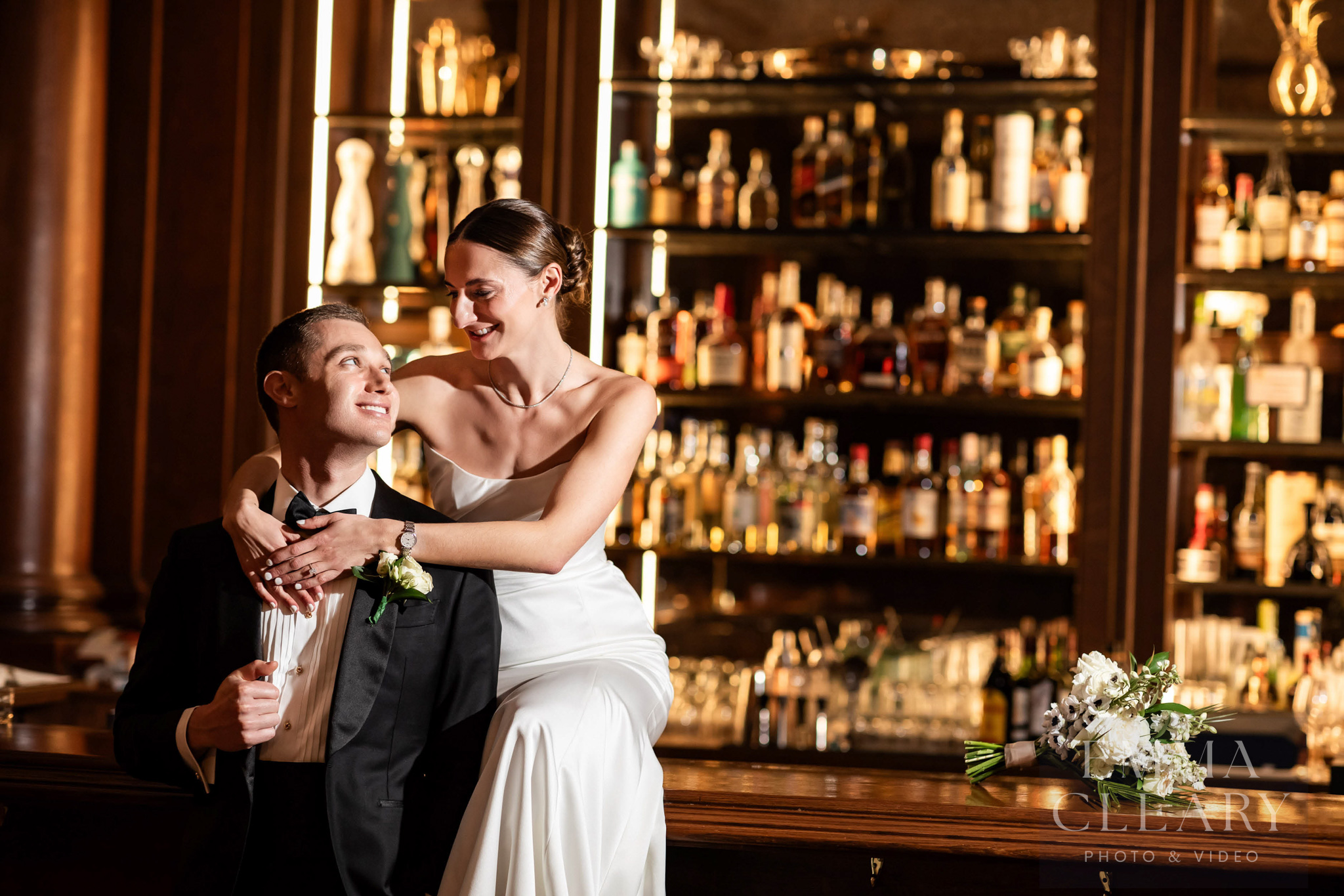 The bride and the groom photo