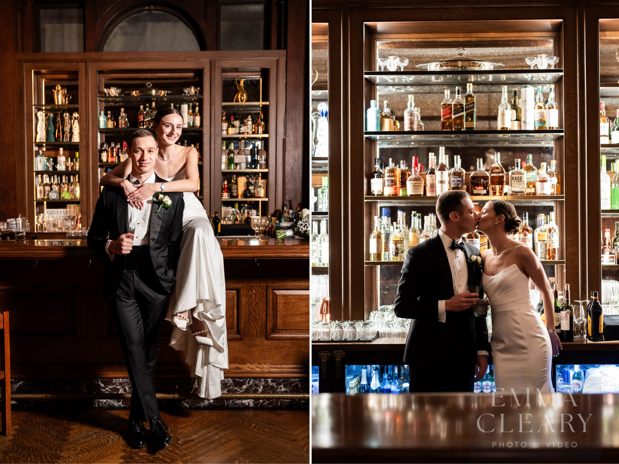 Wedding photo of the couple