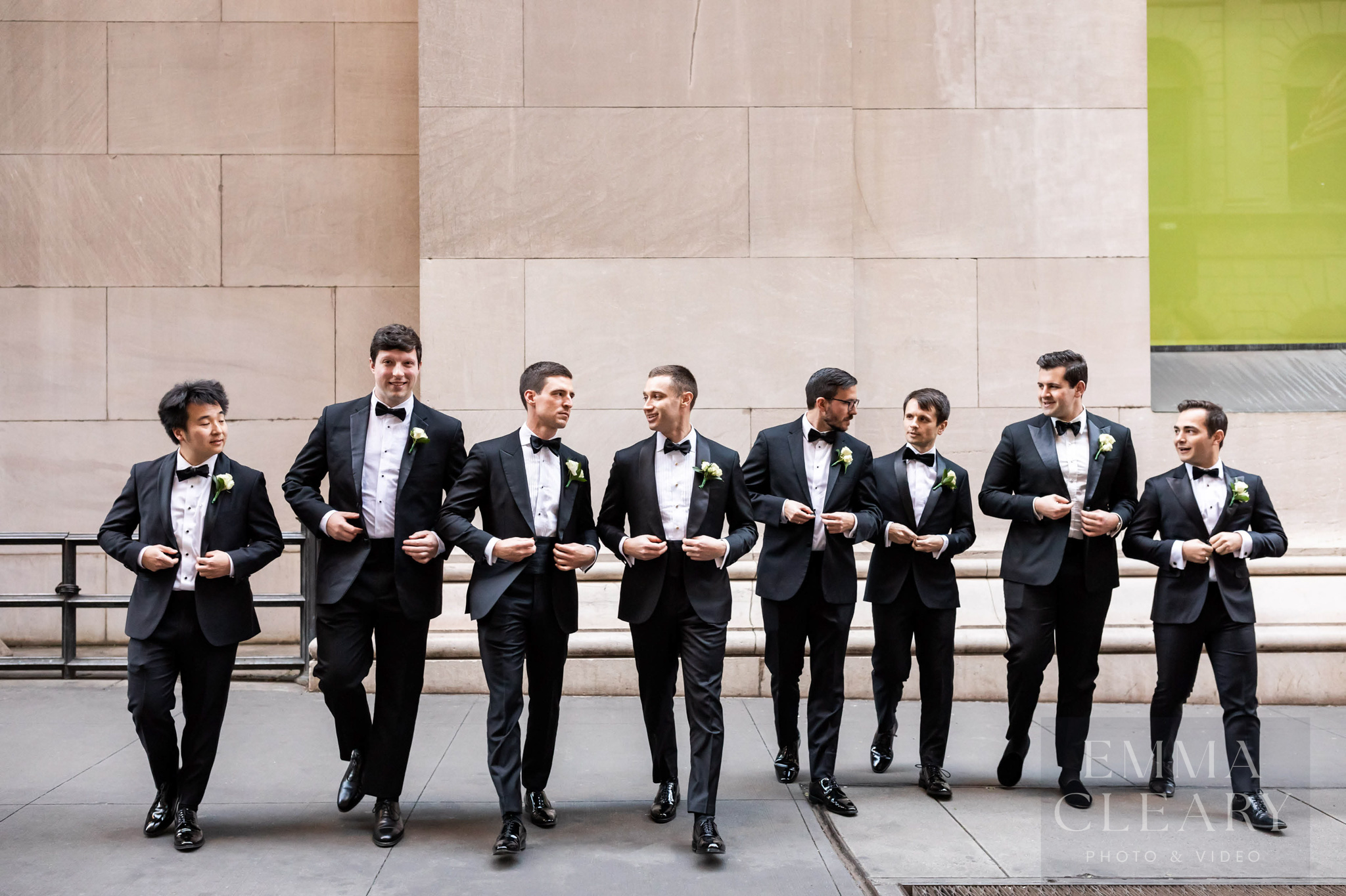 Groom and groomsmen