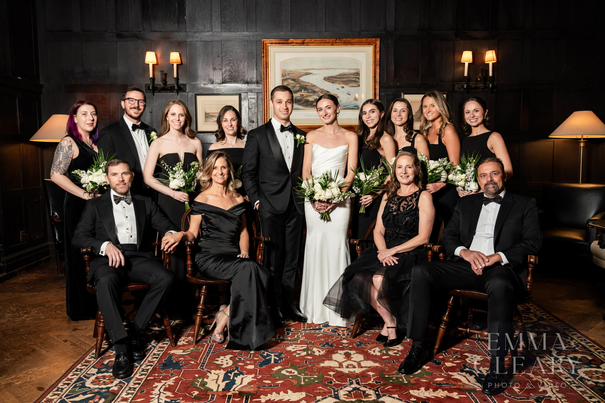 Group wedding portrait
