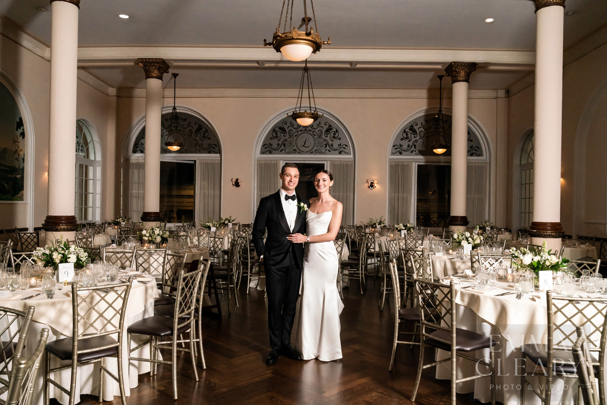 Wedding photo of the couple