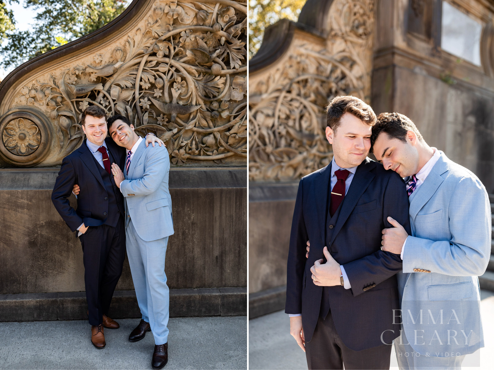 An engaged couple