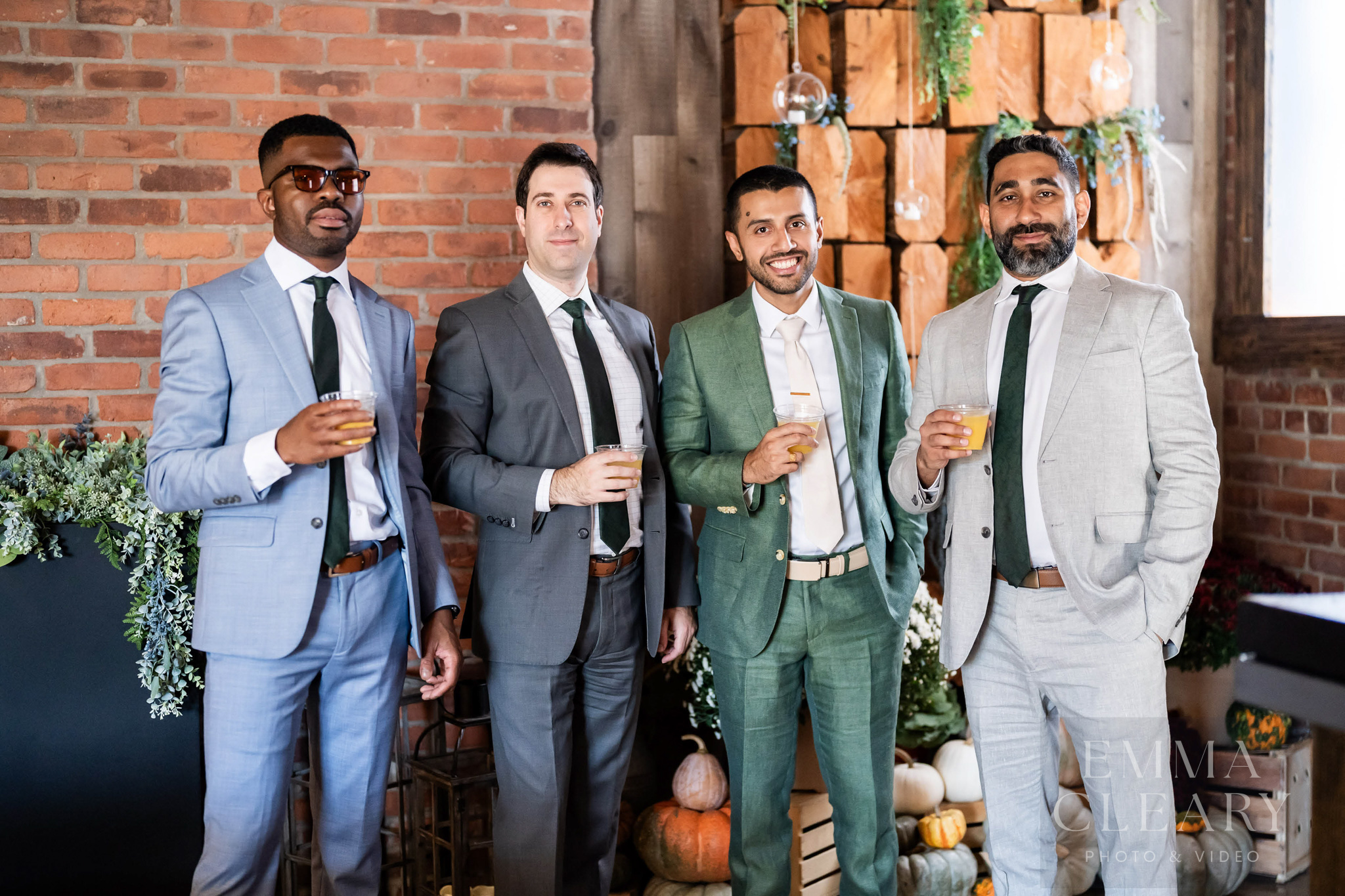 Groom and groomsmen