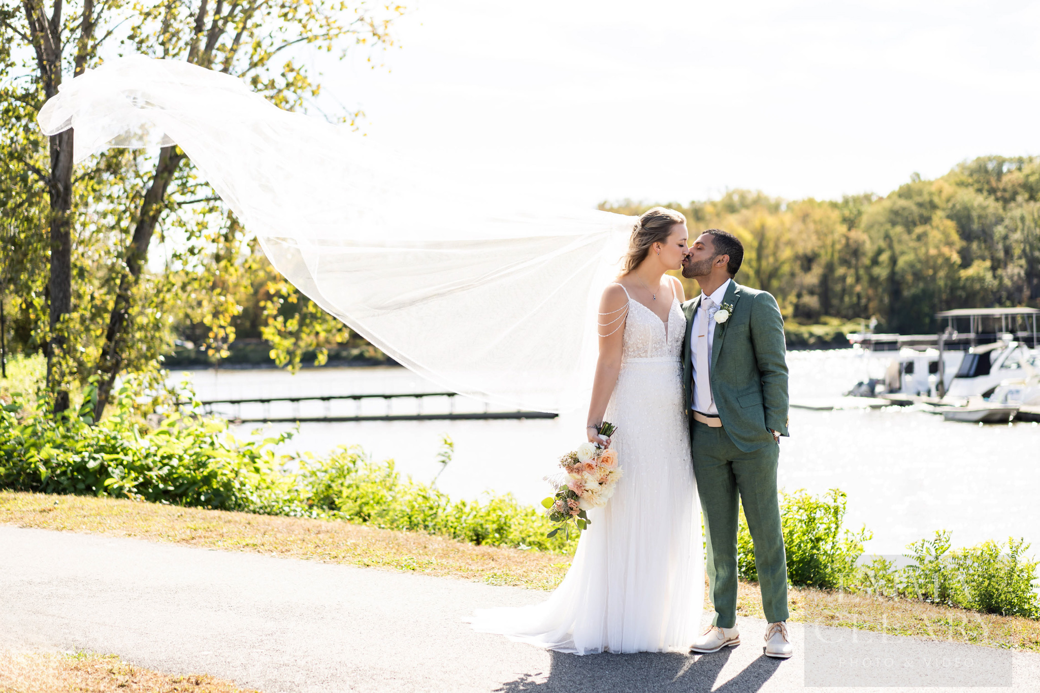 Wedding kiss
