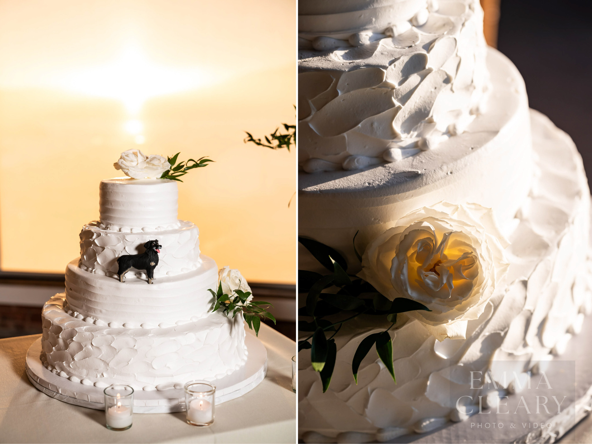 Factoria at Charles Point Wedding cake