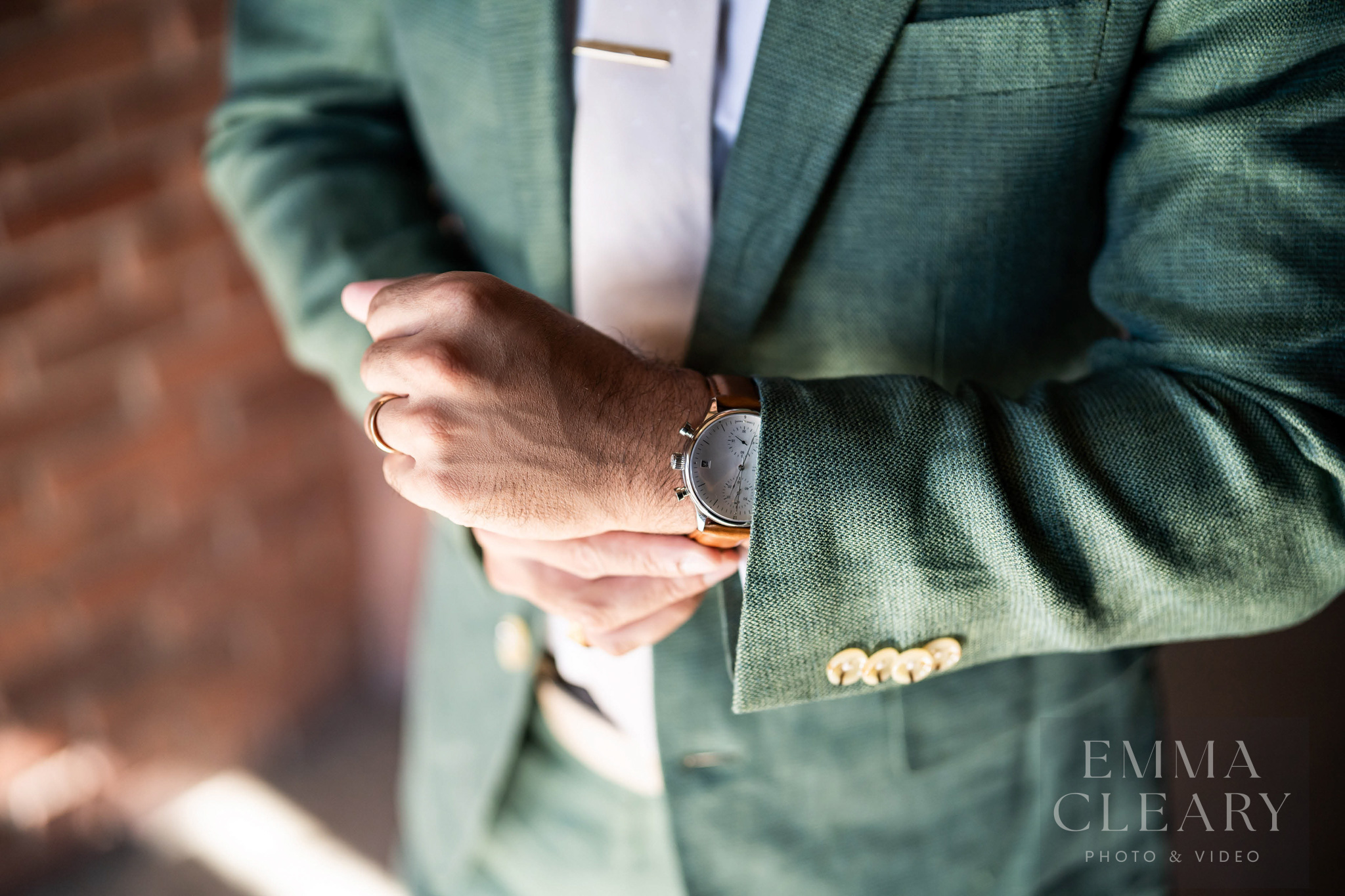 The groom's watch