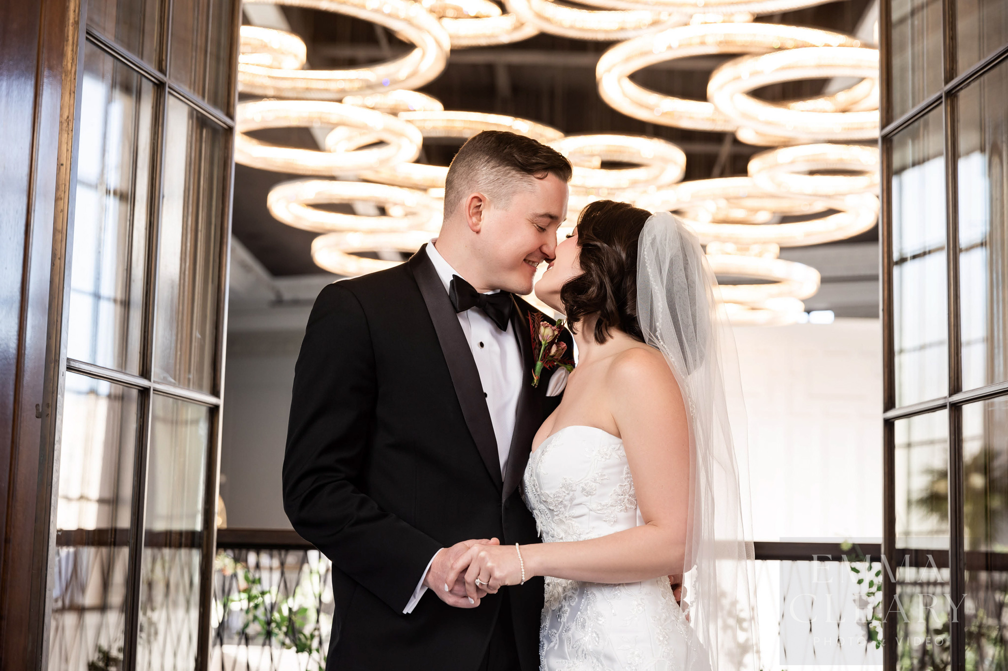Wedding photo of the couple