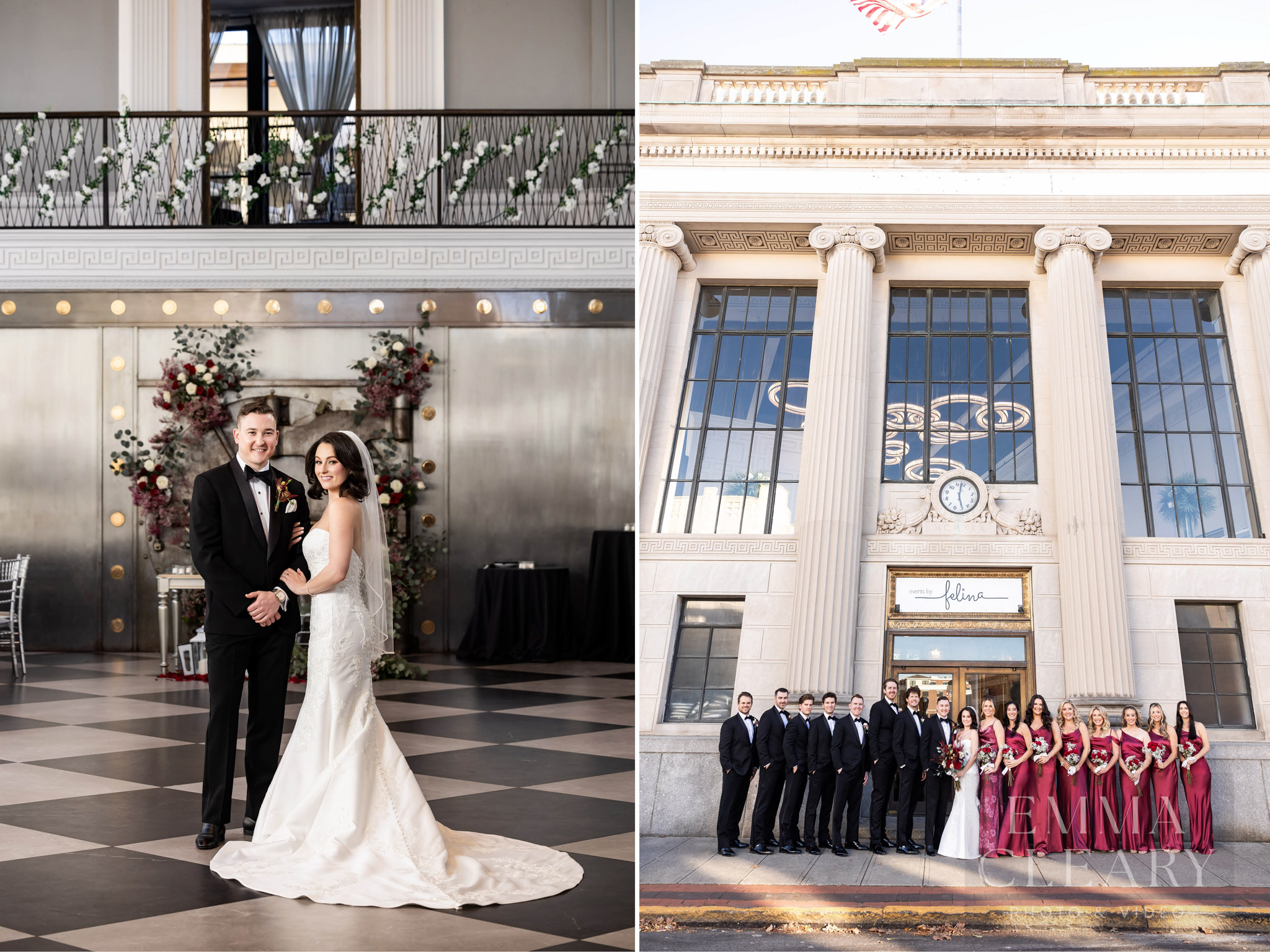 Group wedding portrait