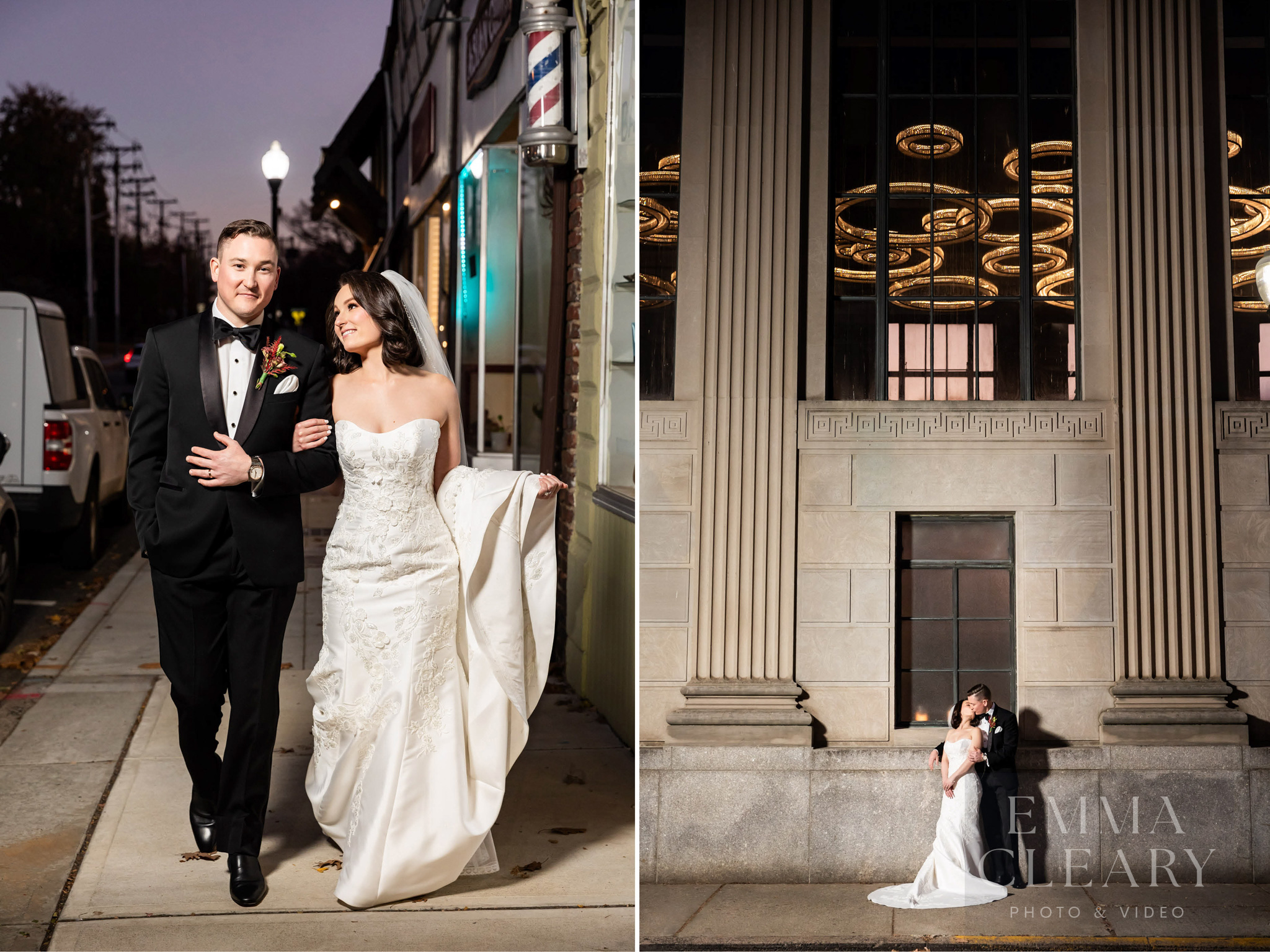 Wedding portrait of a couple
