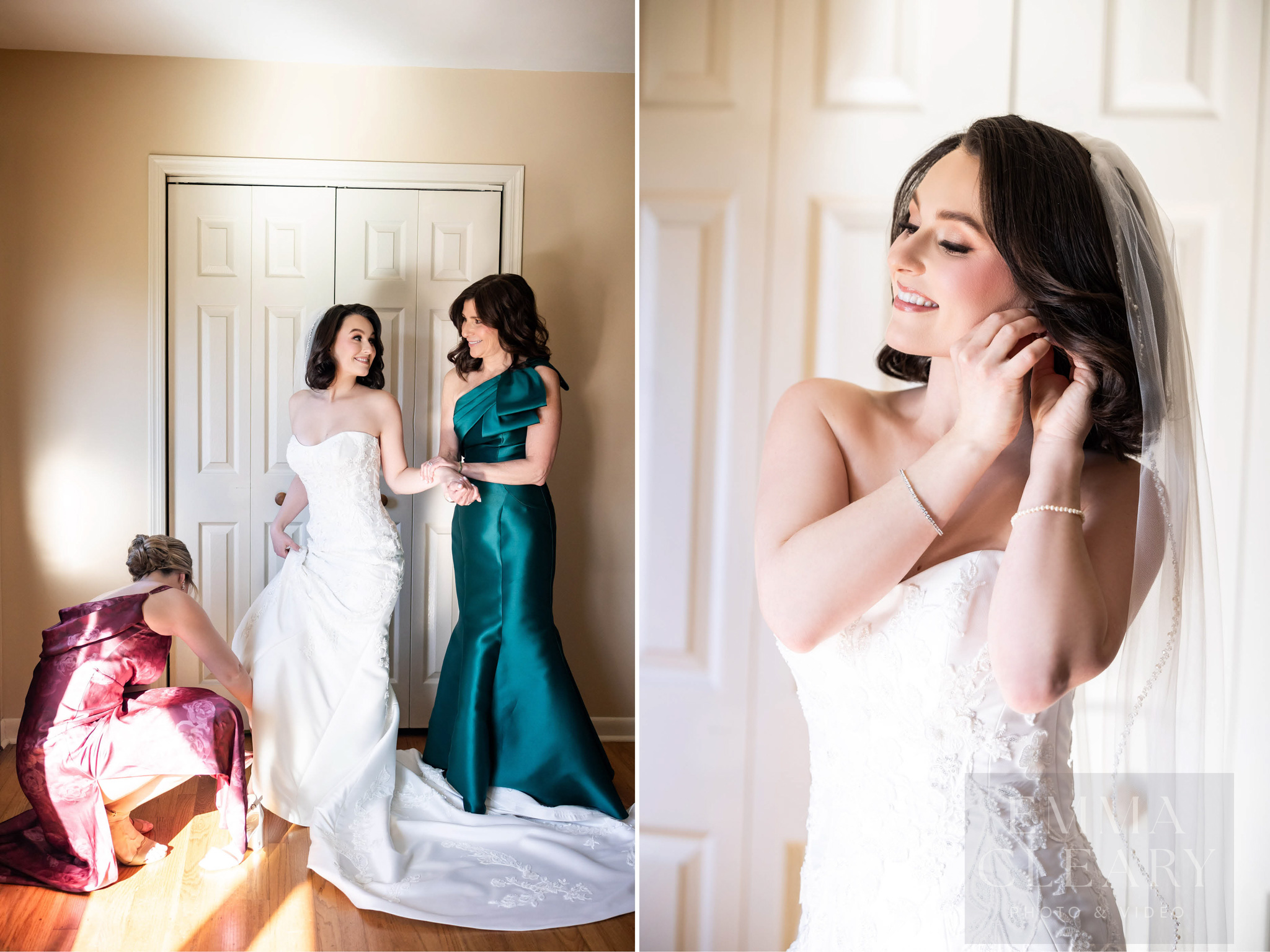 Bride and mother
