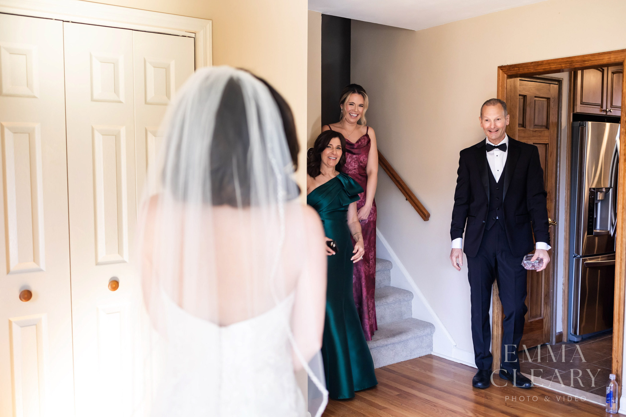 The bride and the father