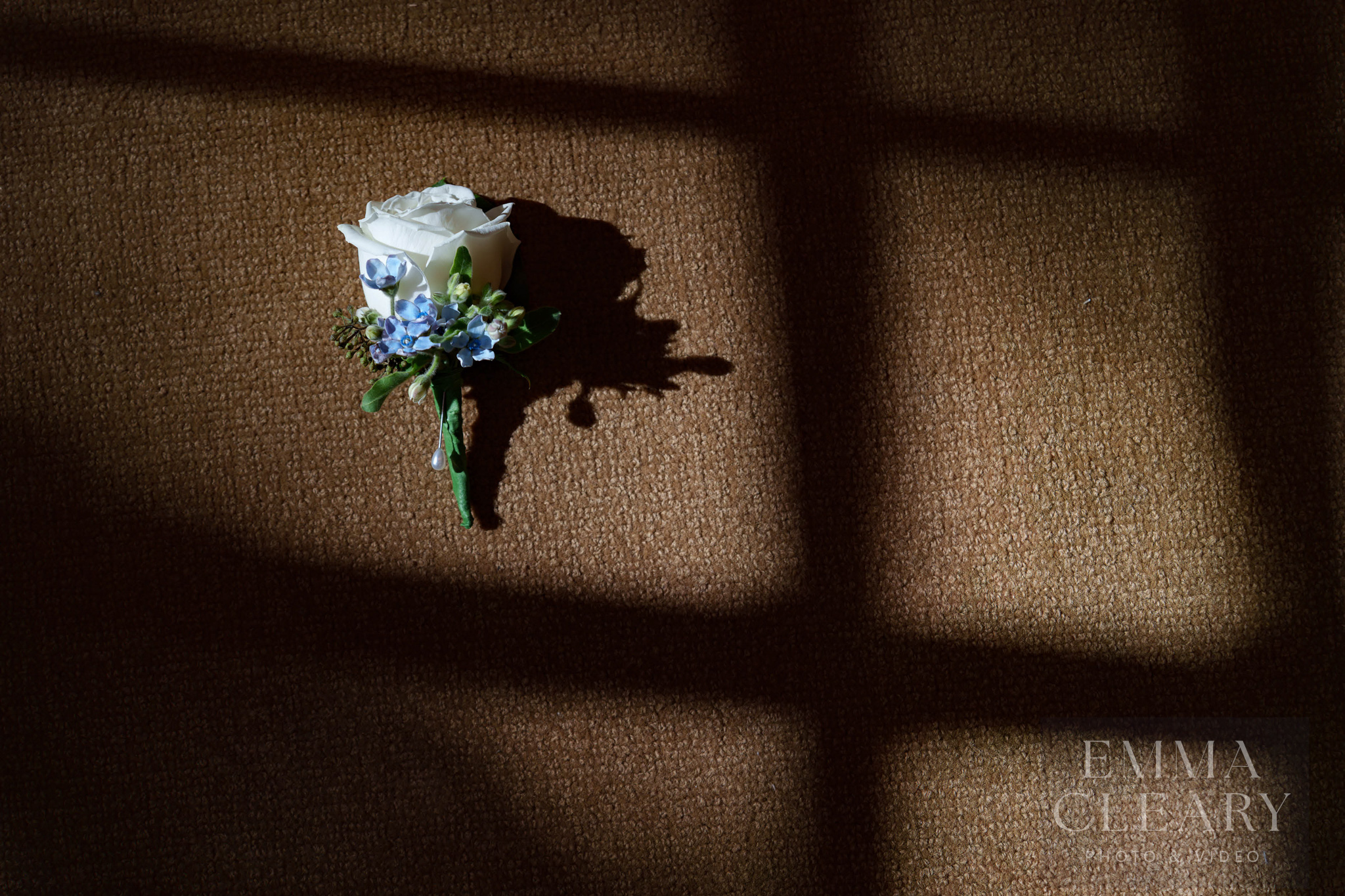 The groom's boutonniere