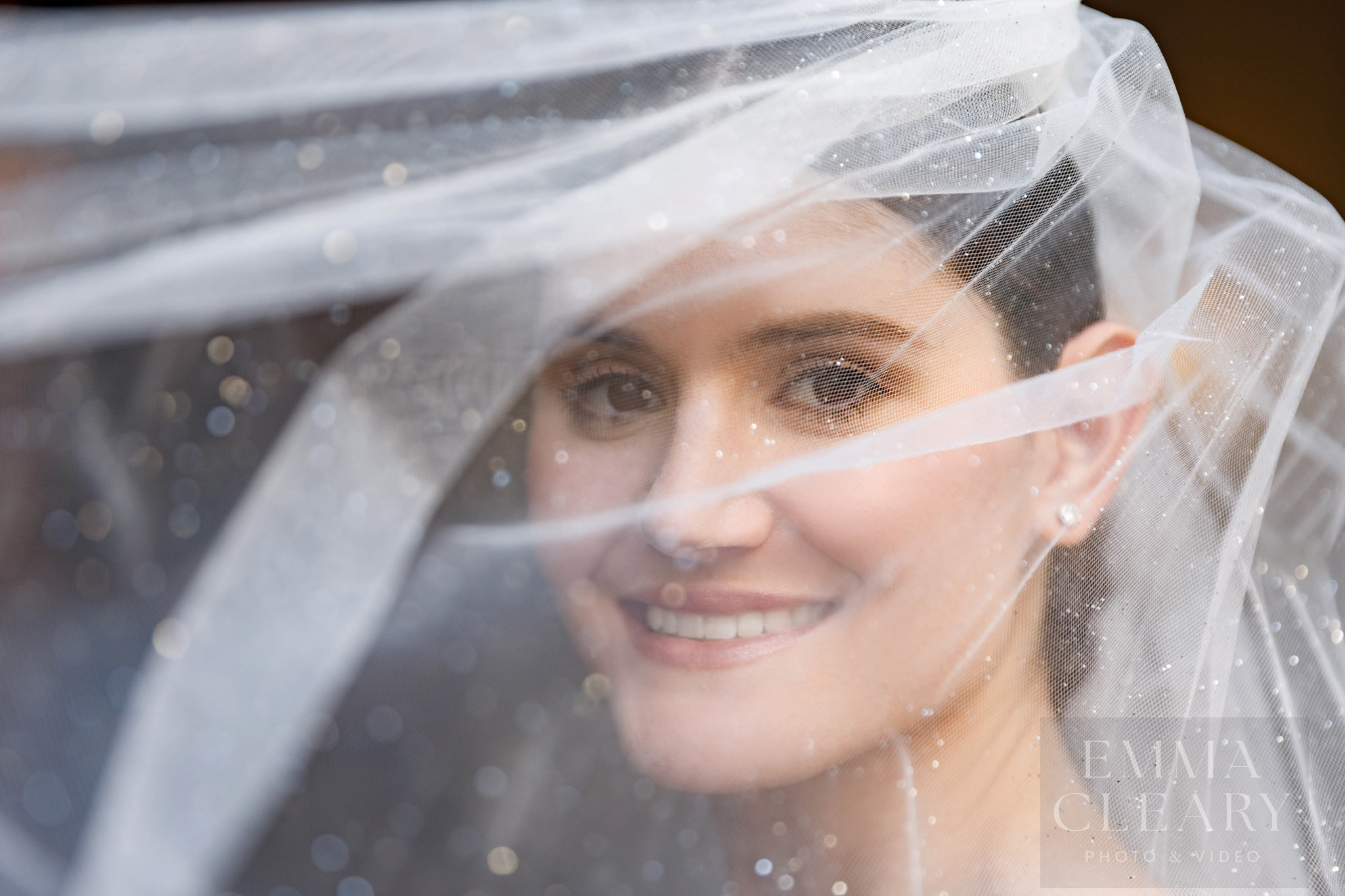 Portrait of a veiled bride