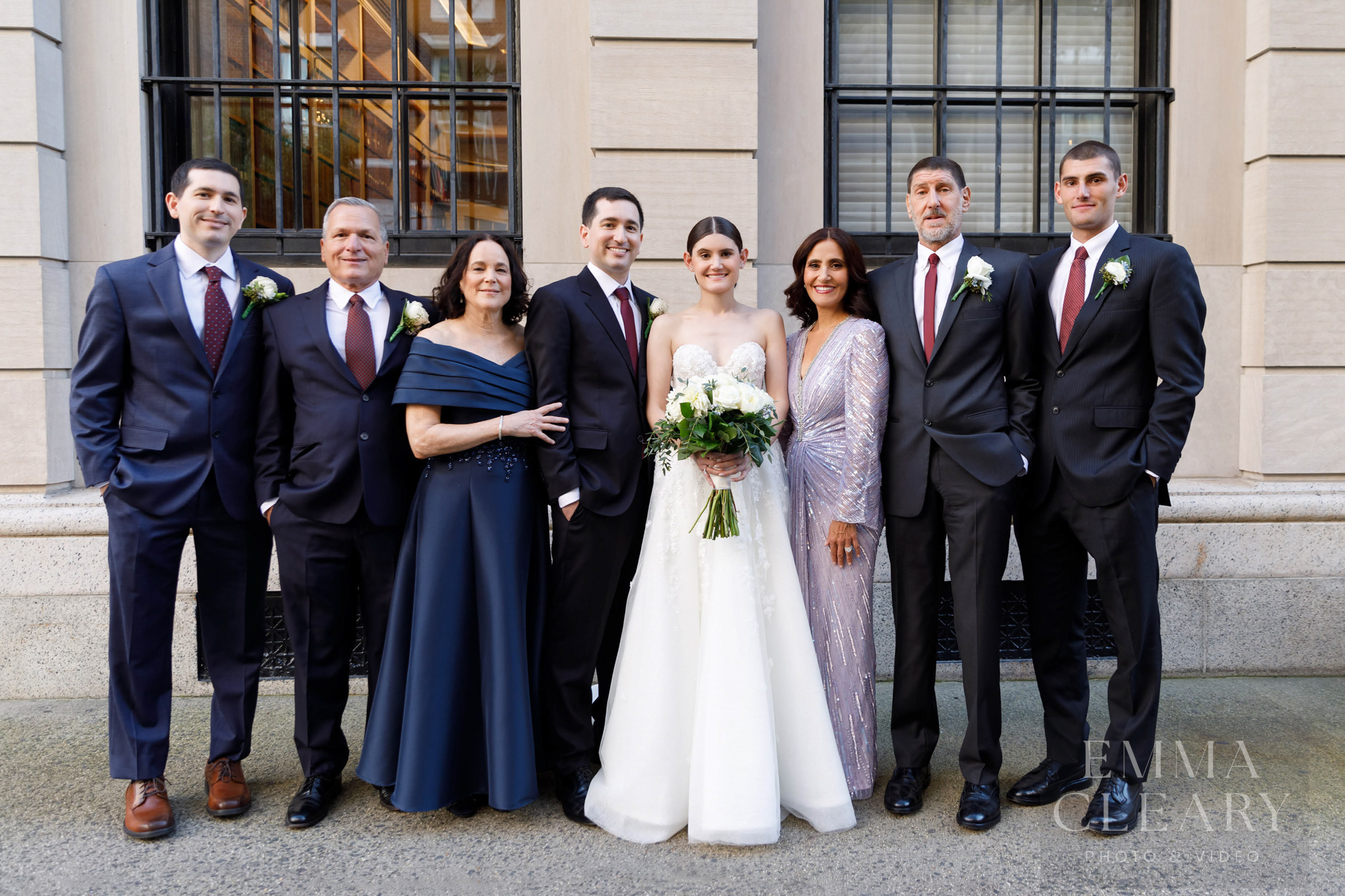 Group wedding portrait