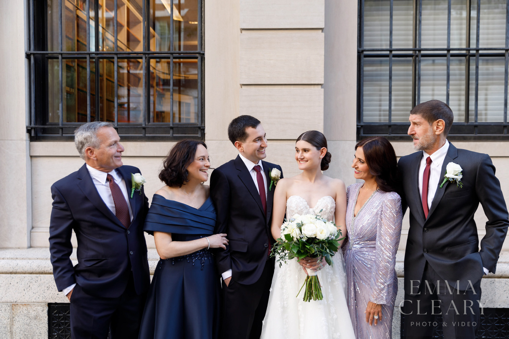 Group wedding portrait