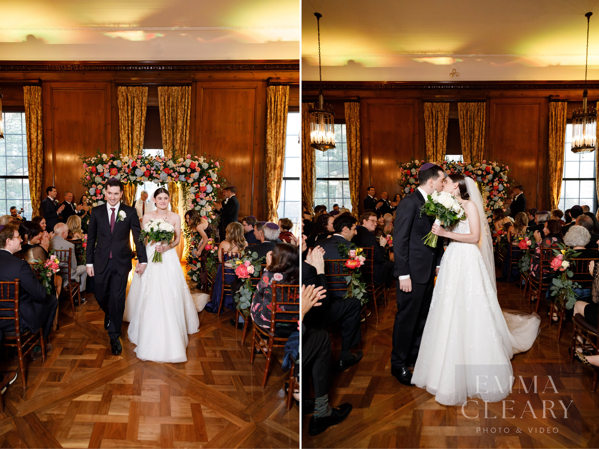 Harold Pratt House Wedding kiss