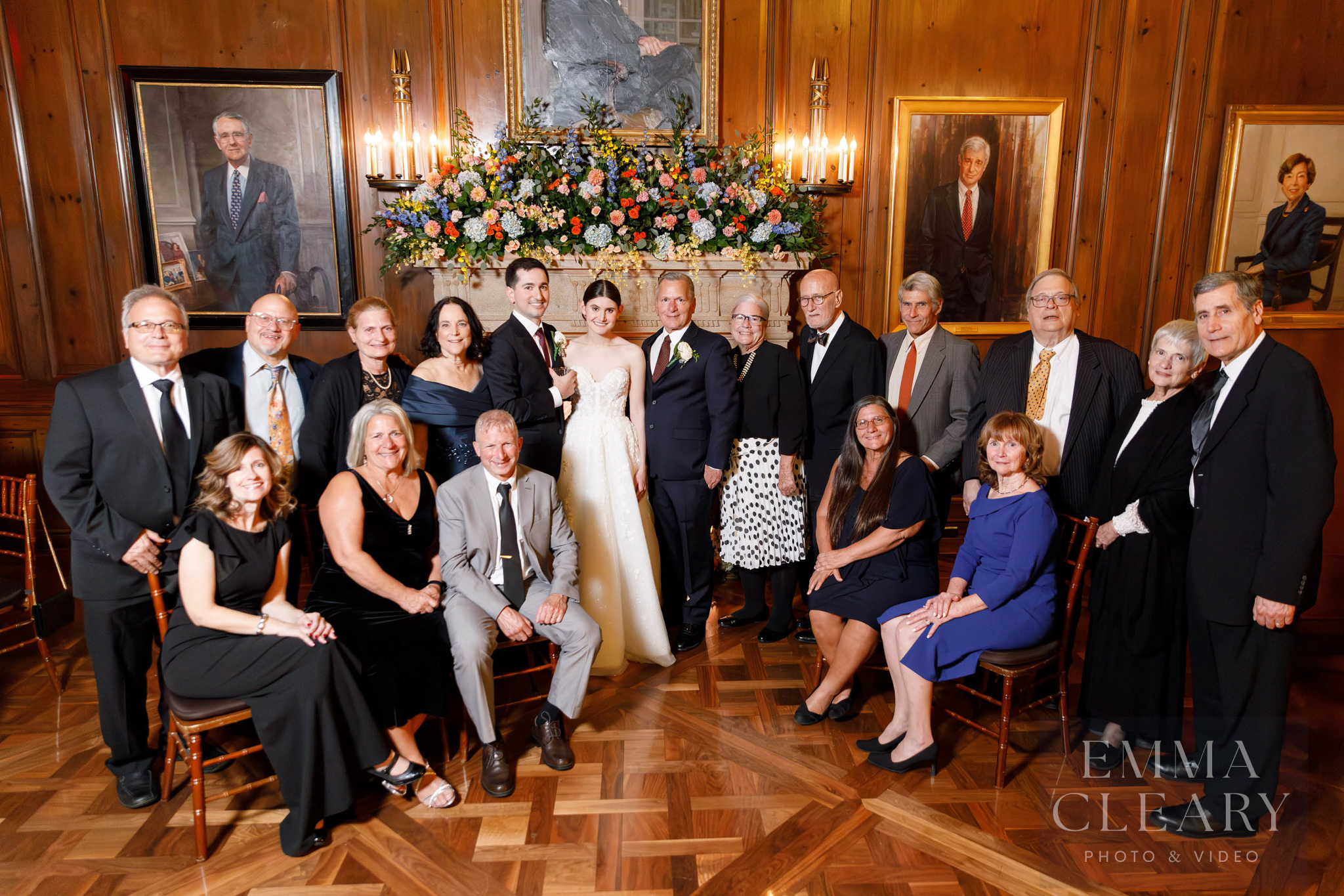 Group wedding portrait