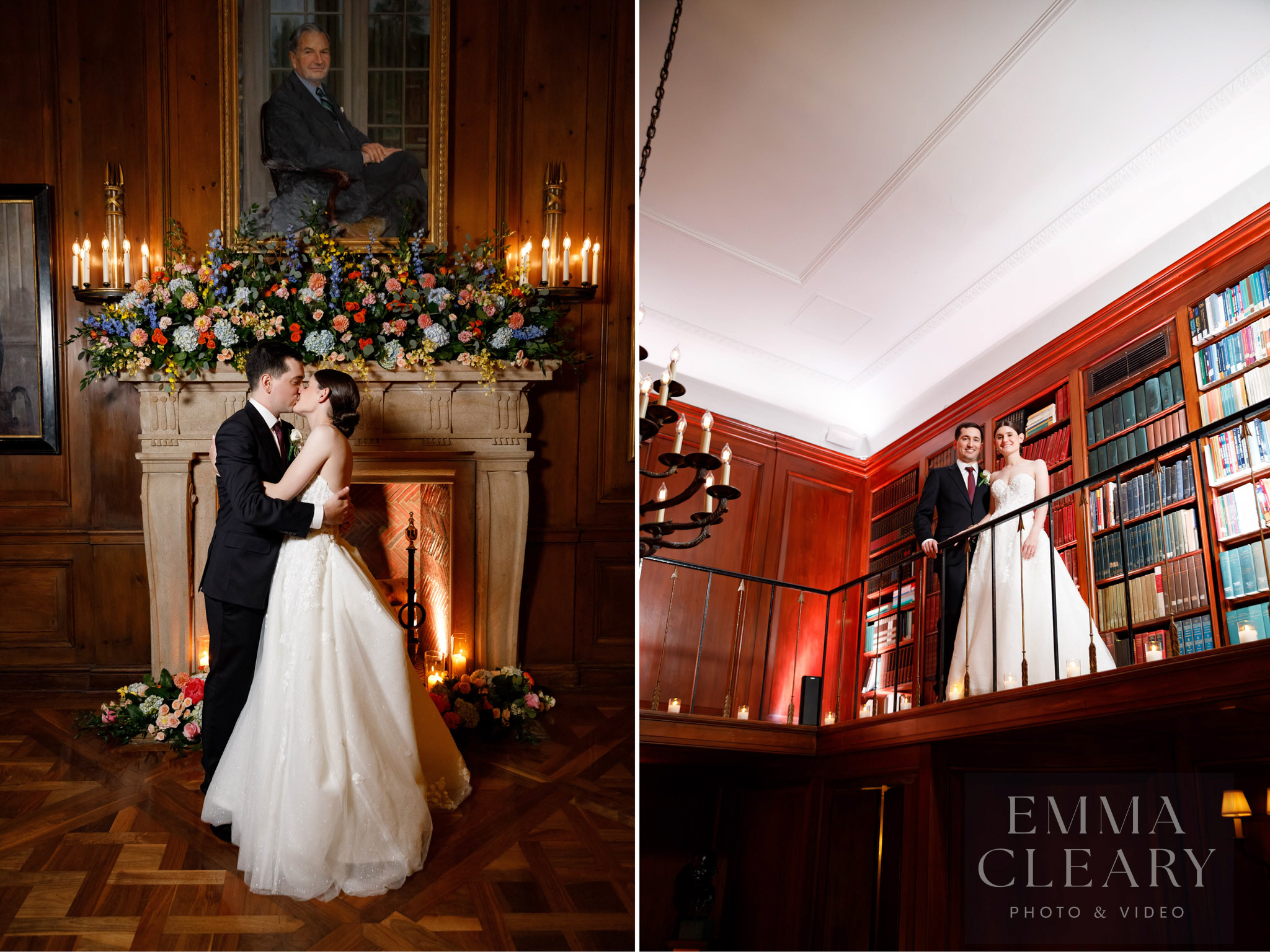 Wedding portrait of a couple